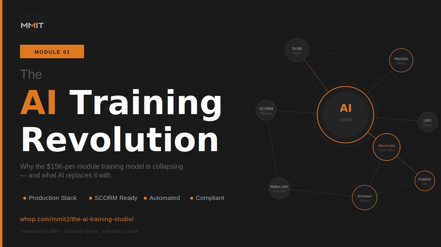 The AI Training Studio: Free Module 1 Preview