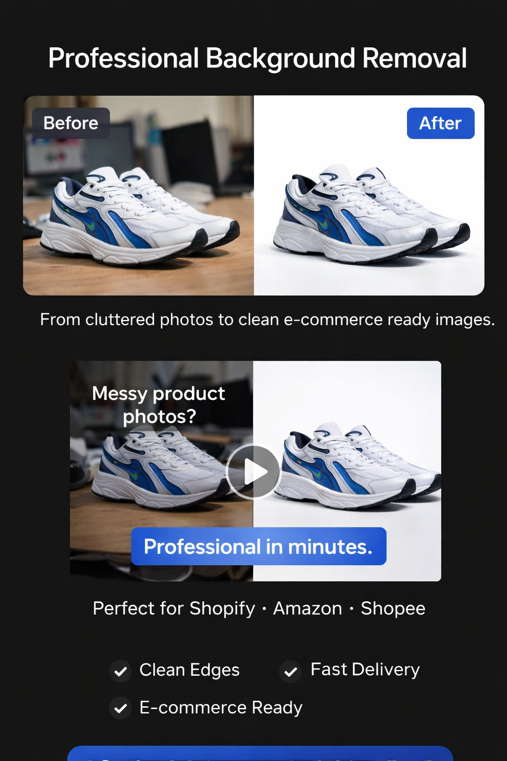 E-commerce Product Photo Clipping