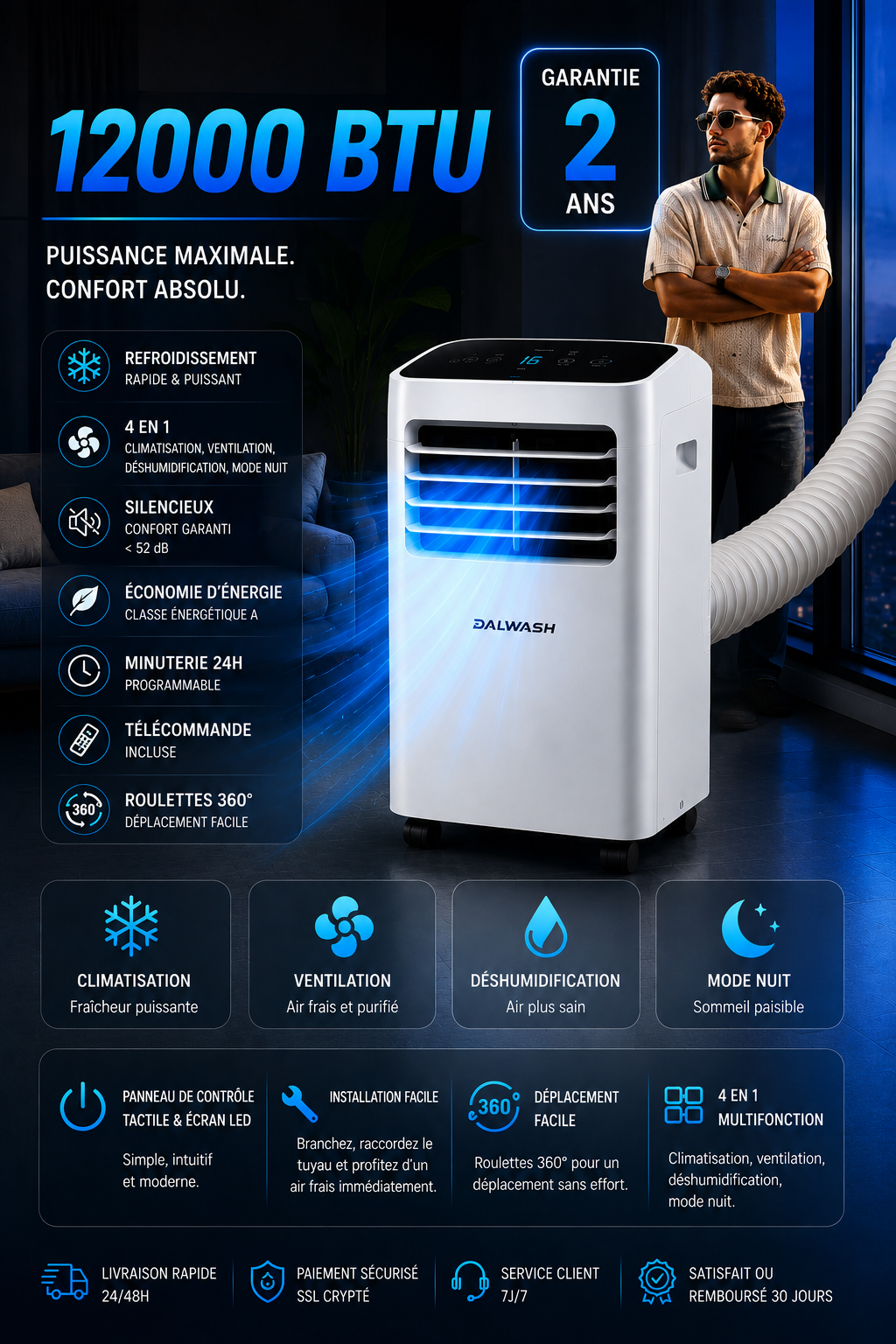 CLIM 9000 BTU