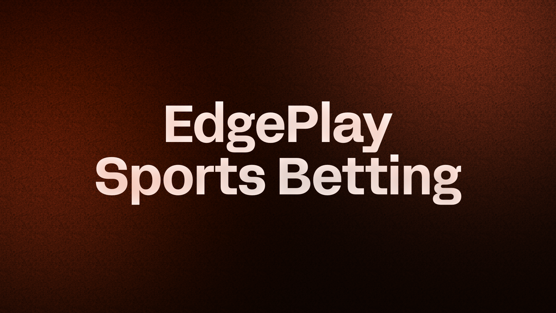 EdgePlay NFL Props Mastery