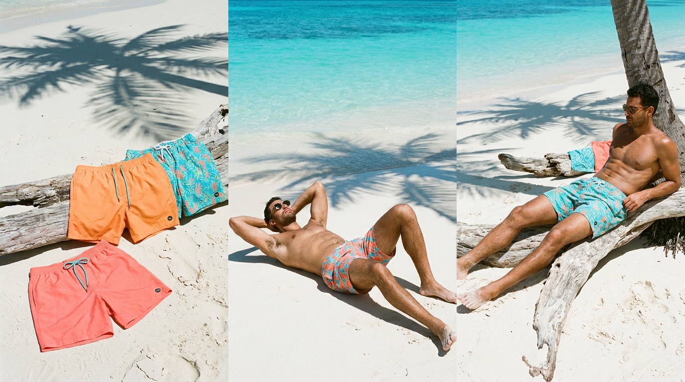 Bakers Bottoms Active Swim Trunks