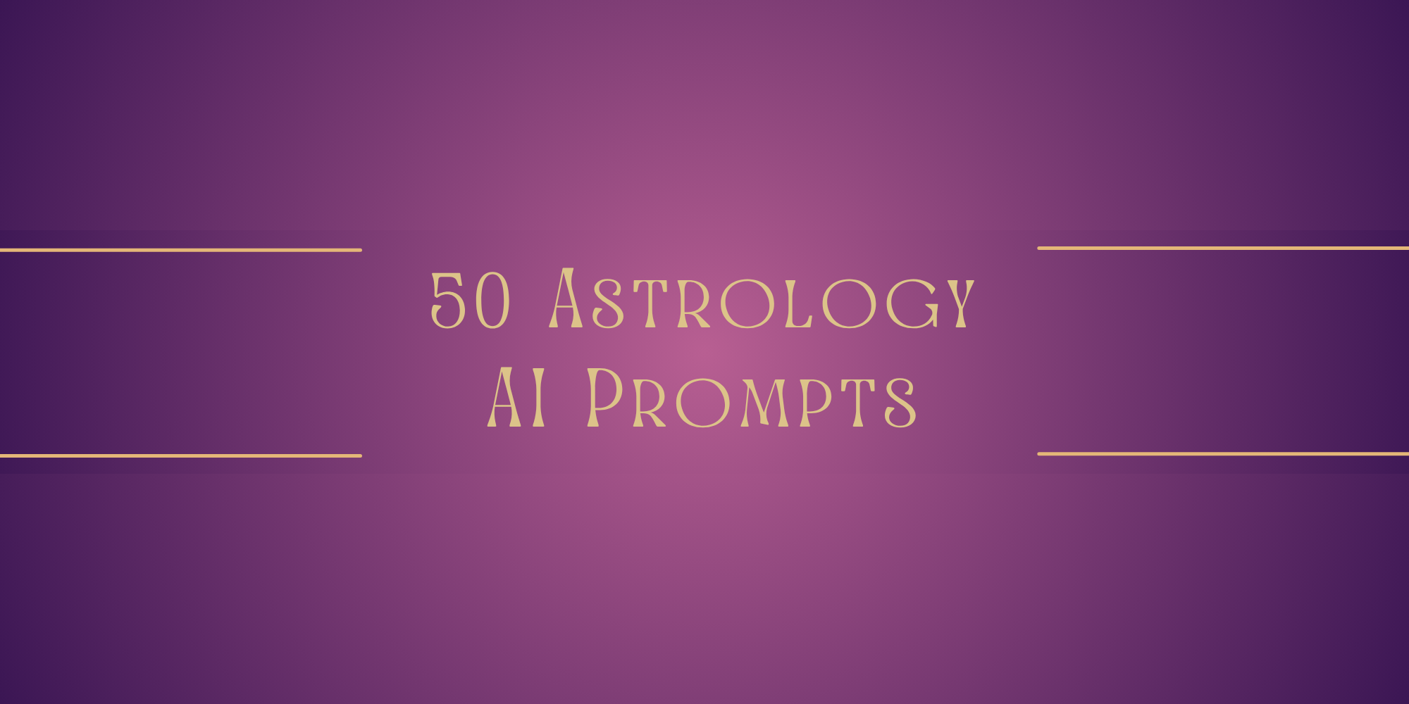 50 Astrology AI Prompts