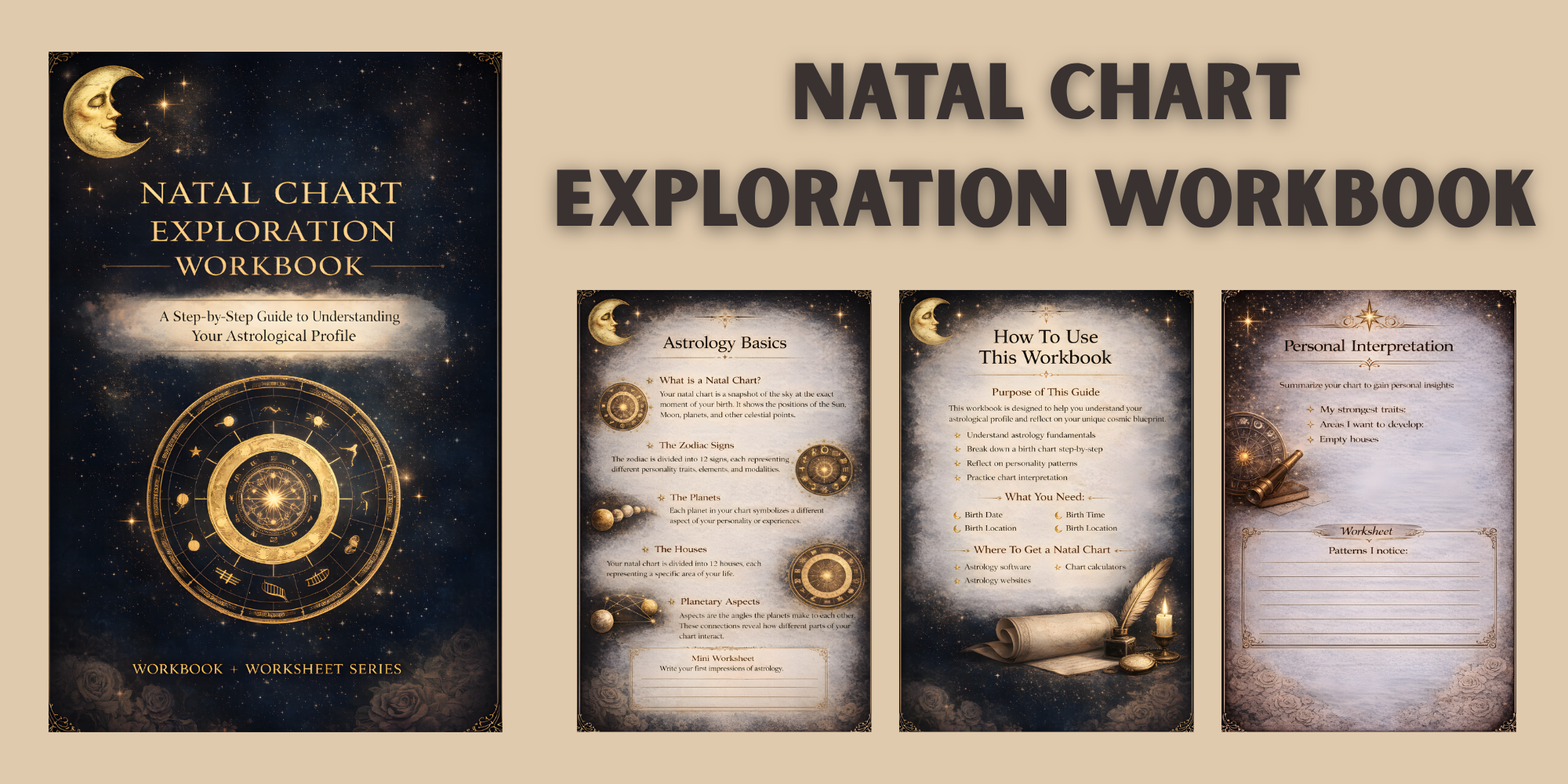 Natal Chart Exploration Workbook