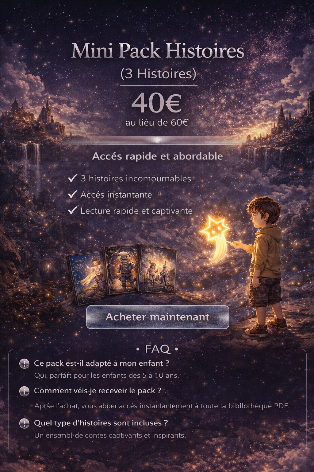 💫 Mini Pack Histoires (3 Histoires)