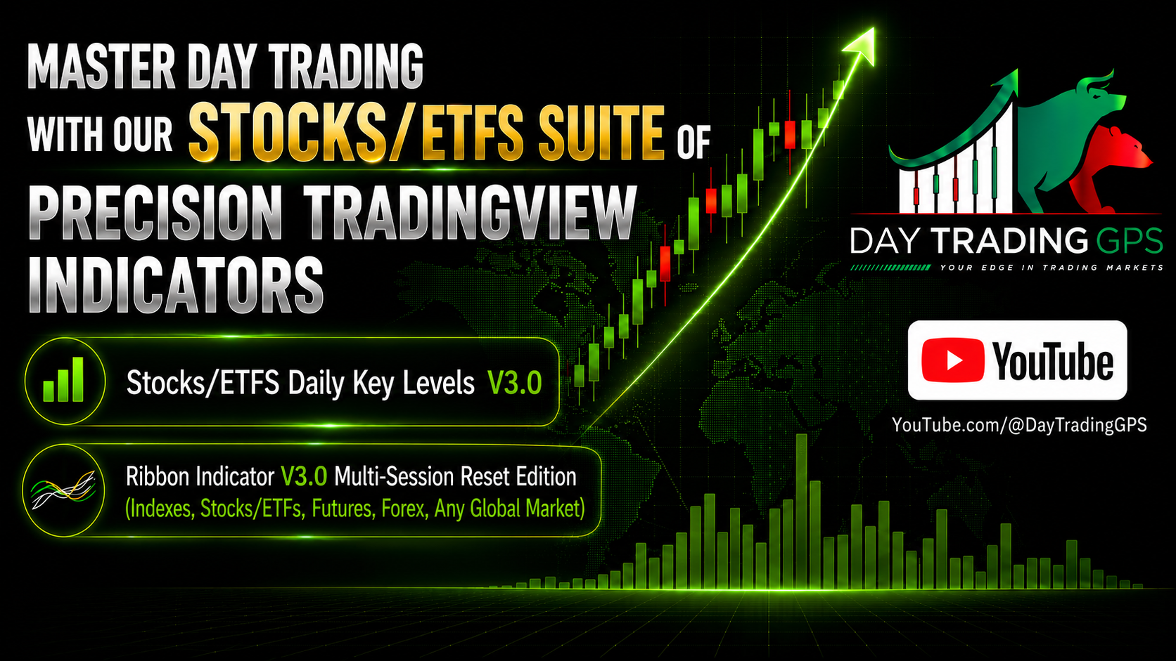 Day Trading GPS Stocks/ETFS Suite (TradingView) 