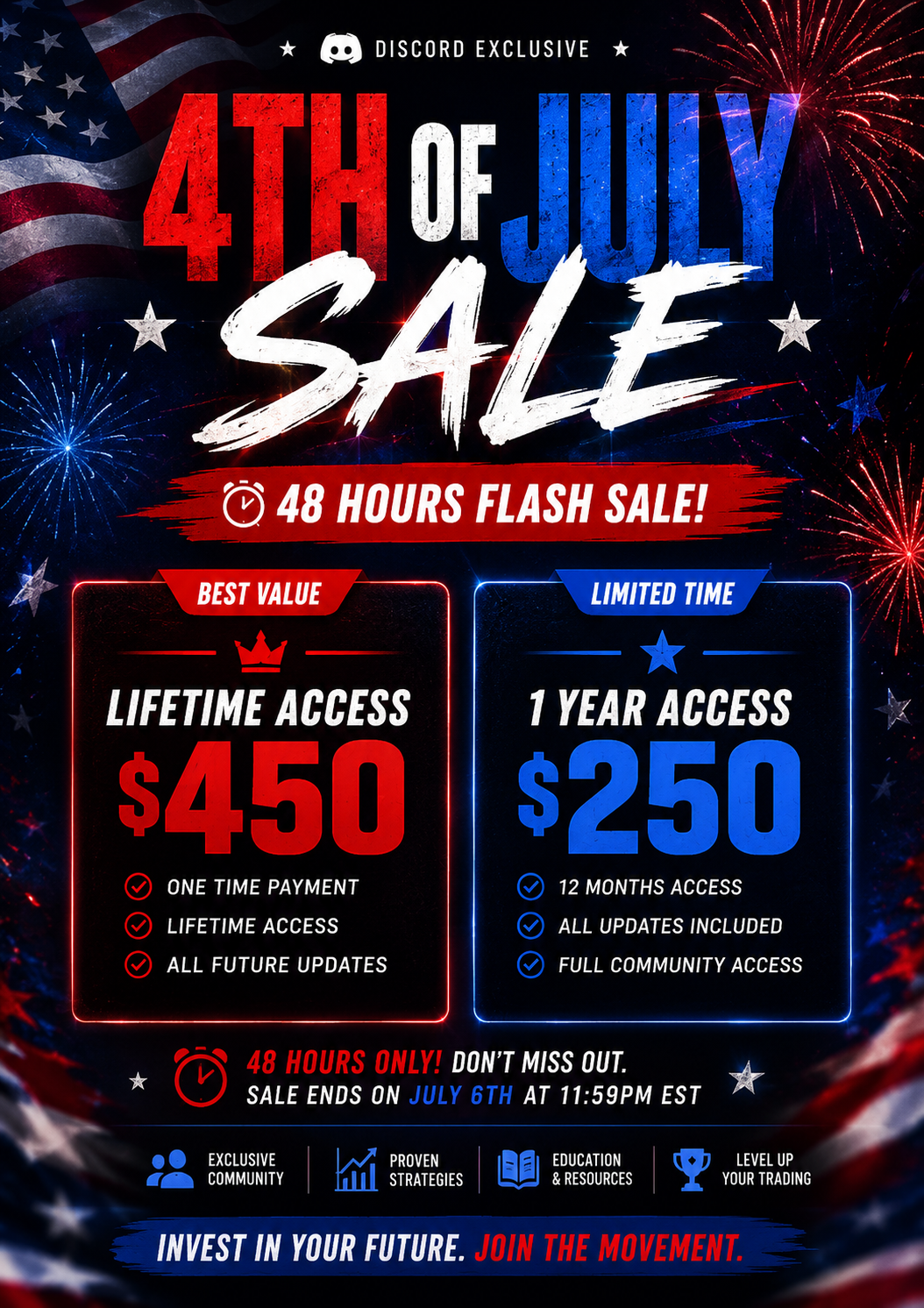 4TH OF JULY SALE 
