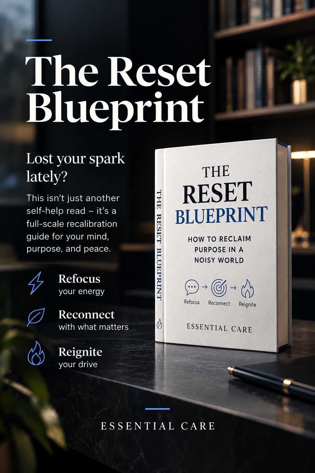The Reset Blueprint. Your step-by-step guide to clarity, focus, and purpose