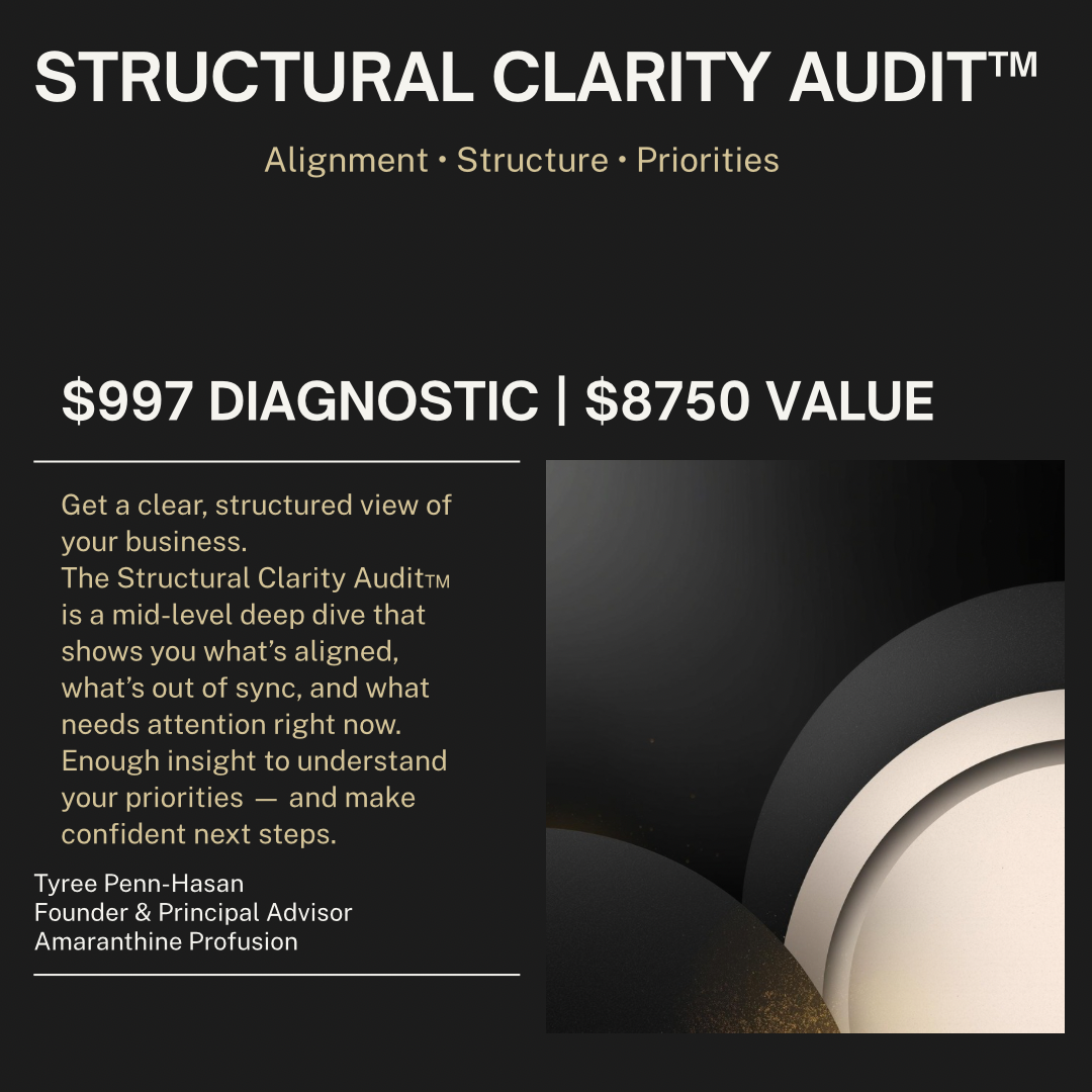 Structural Clarity Audit™