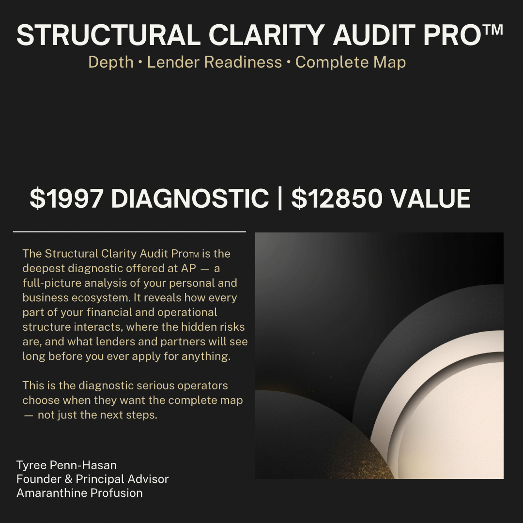 Structural Clarity Audit Pro™