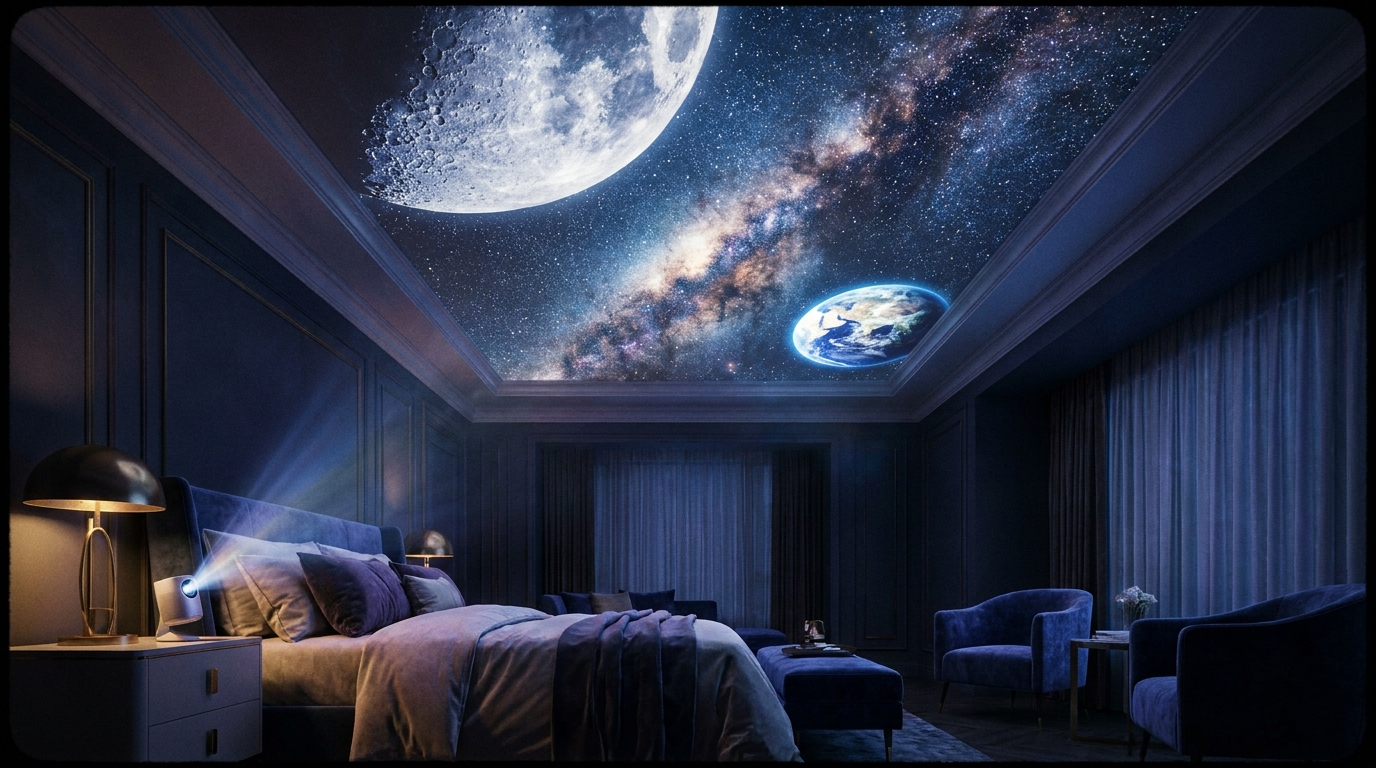 Celestial Ceiling Projector — Moon | Earth | Galaxy