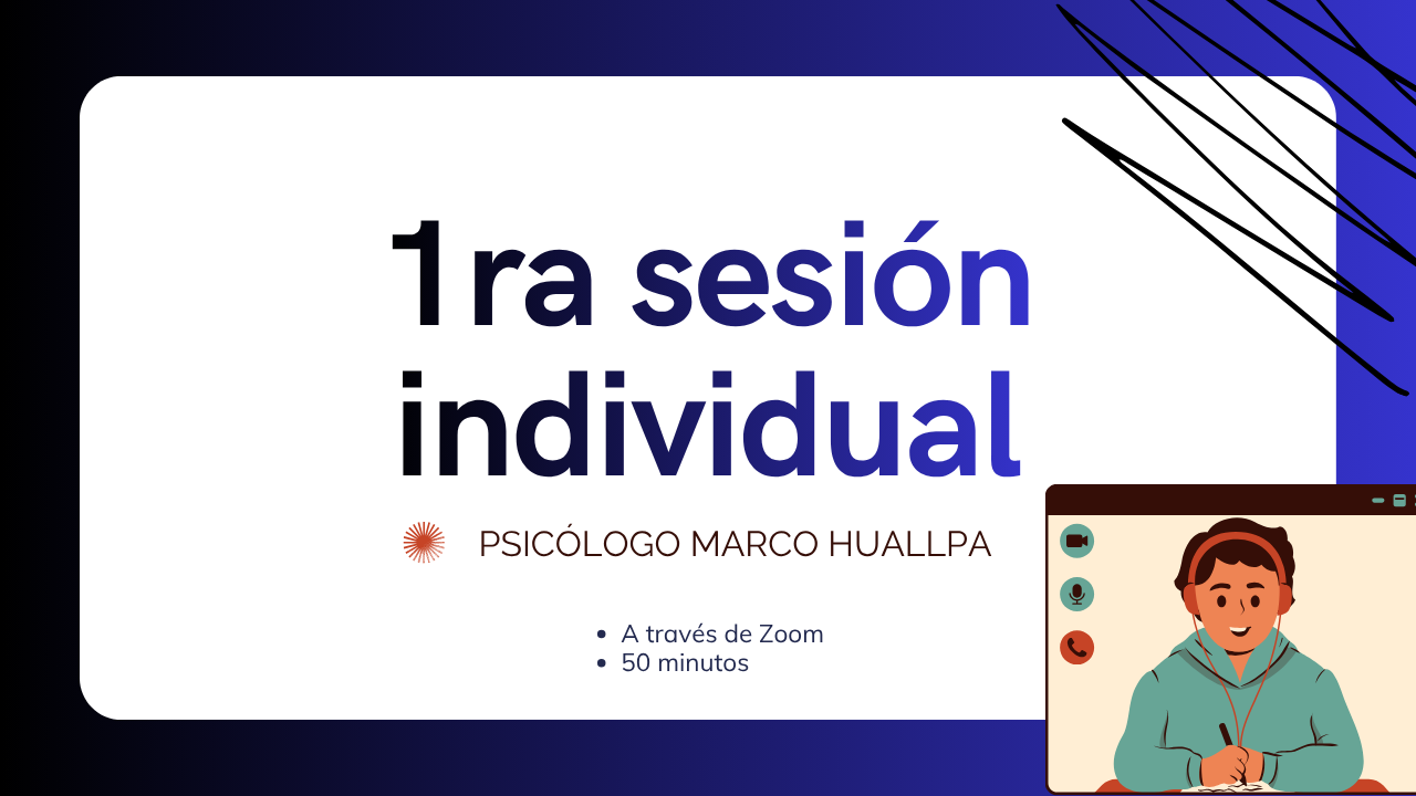 1ra Sesión individual virtual