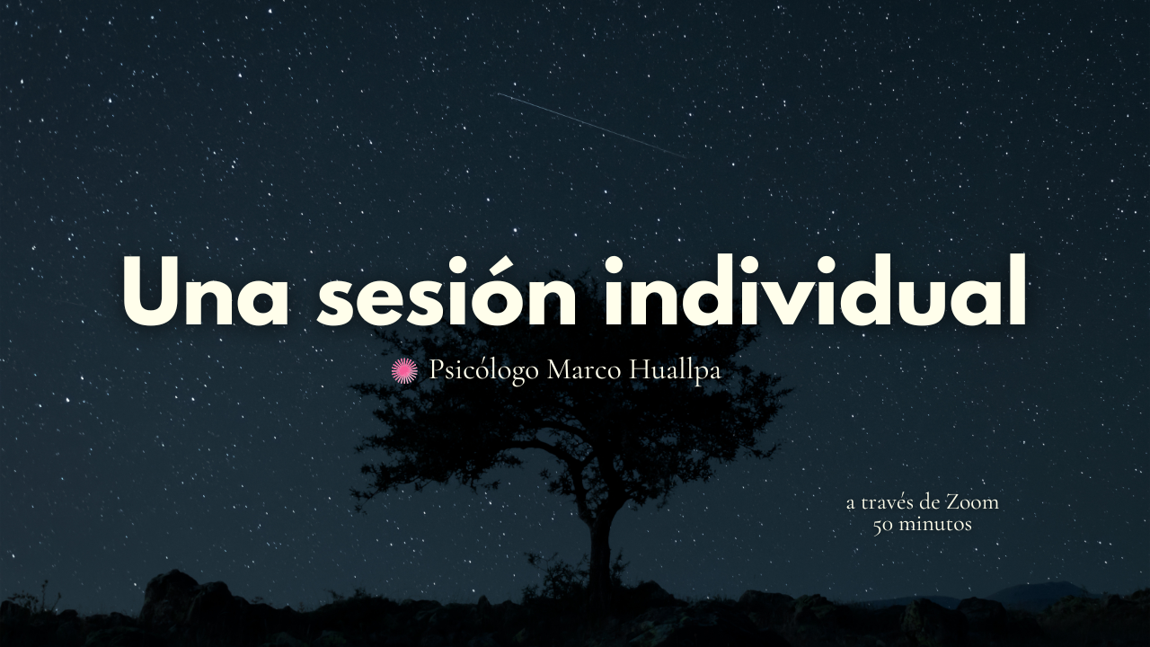 Una Sesión individual