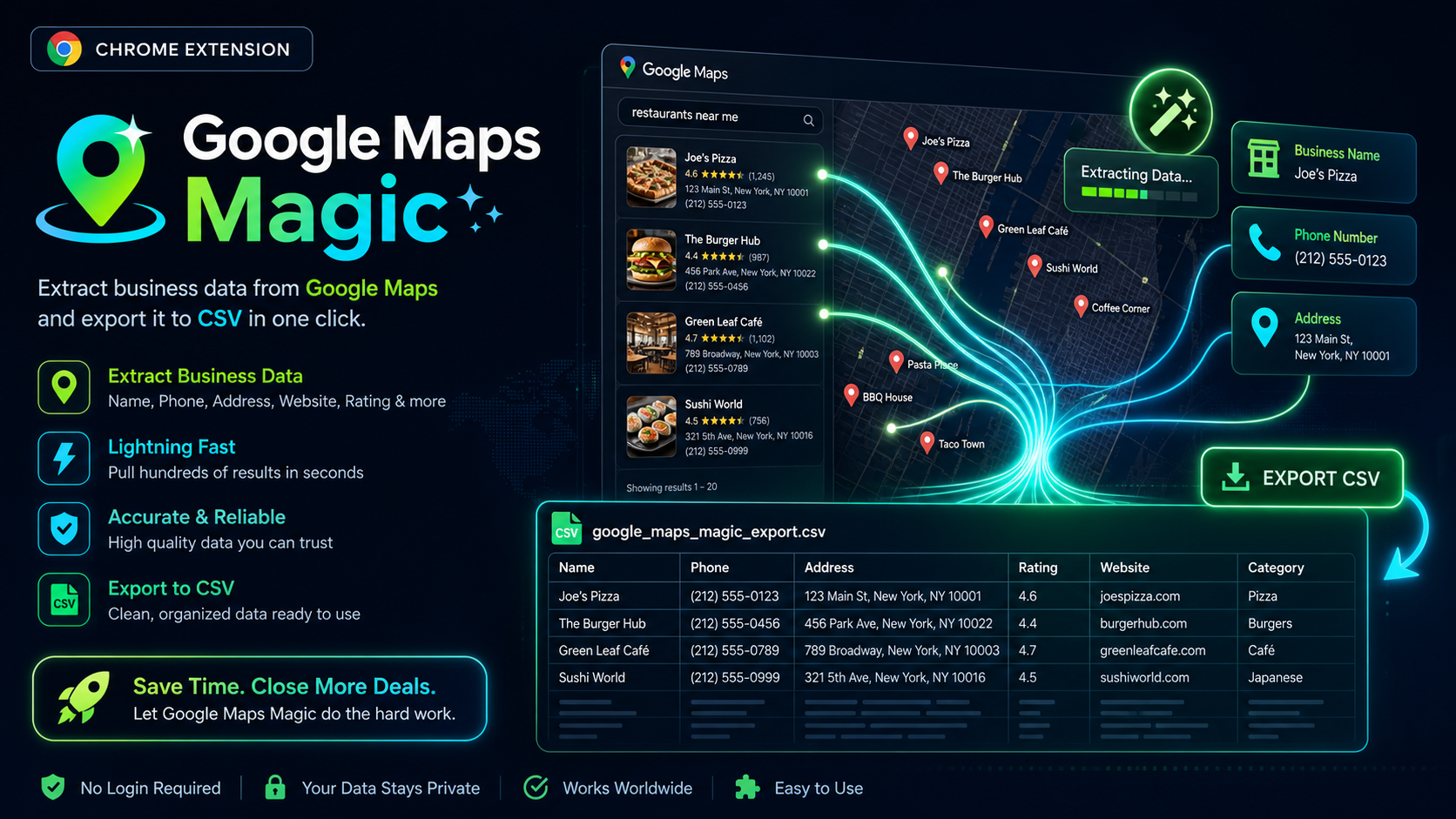 Google Maps Magic Scraper