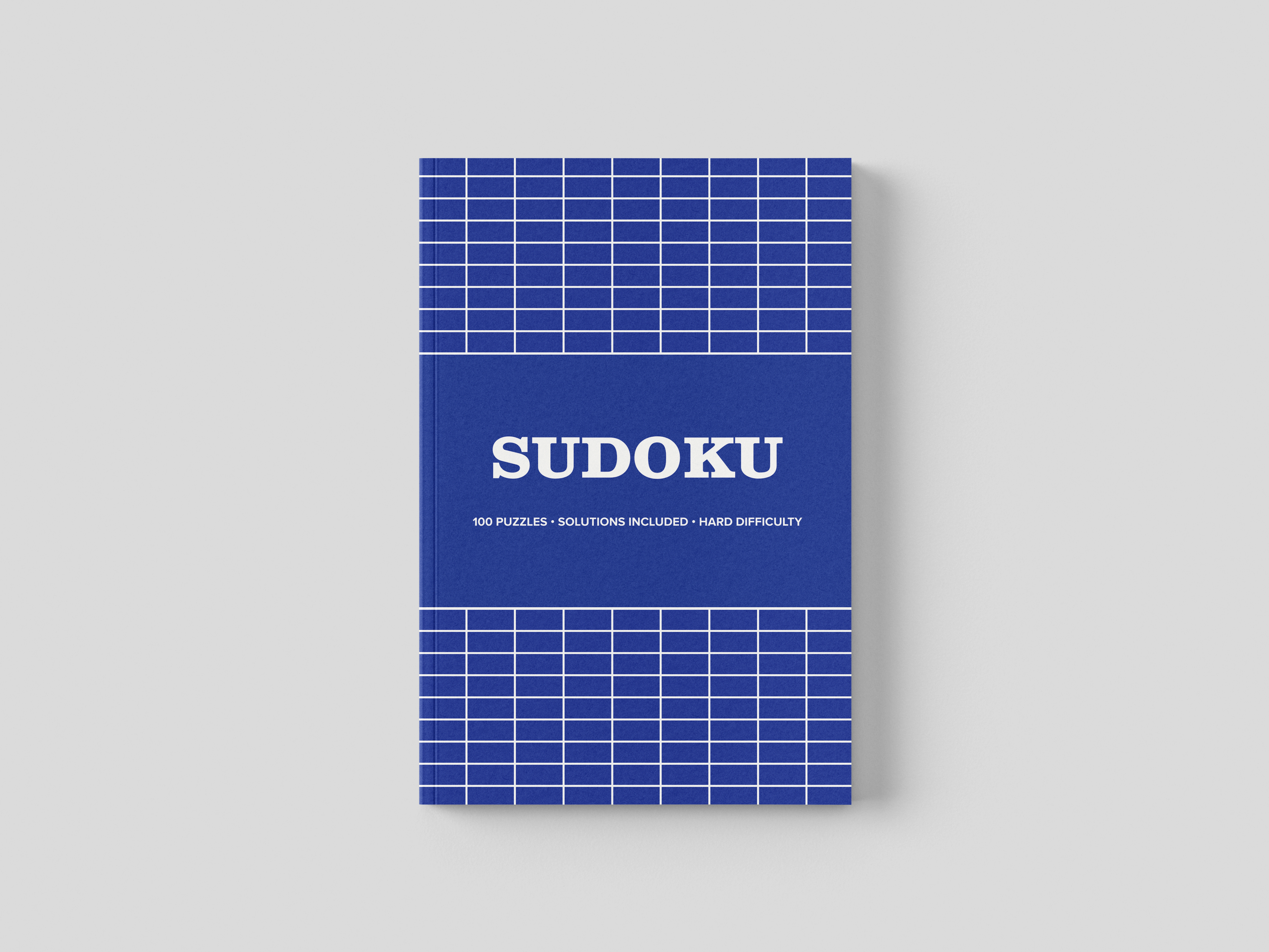 100 Hard Sudoku Puzzles Blue Edition