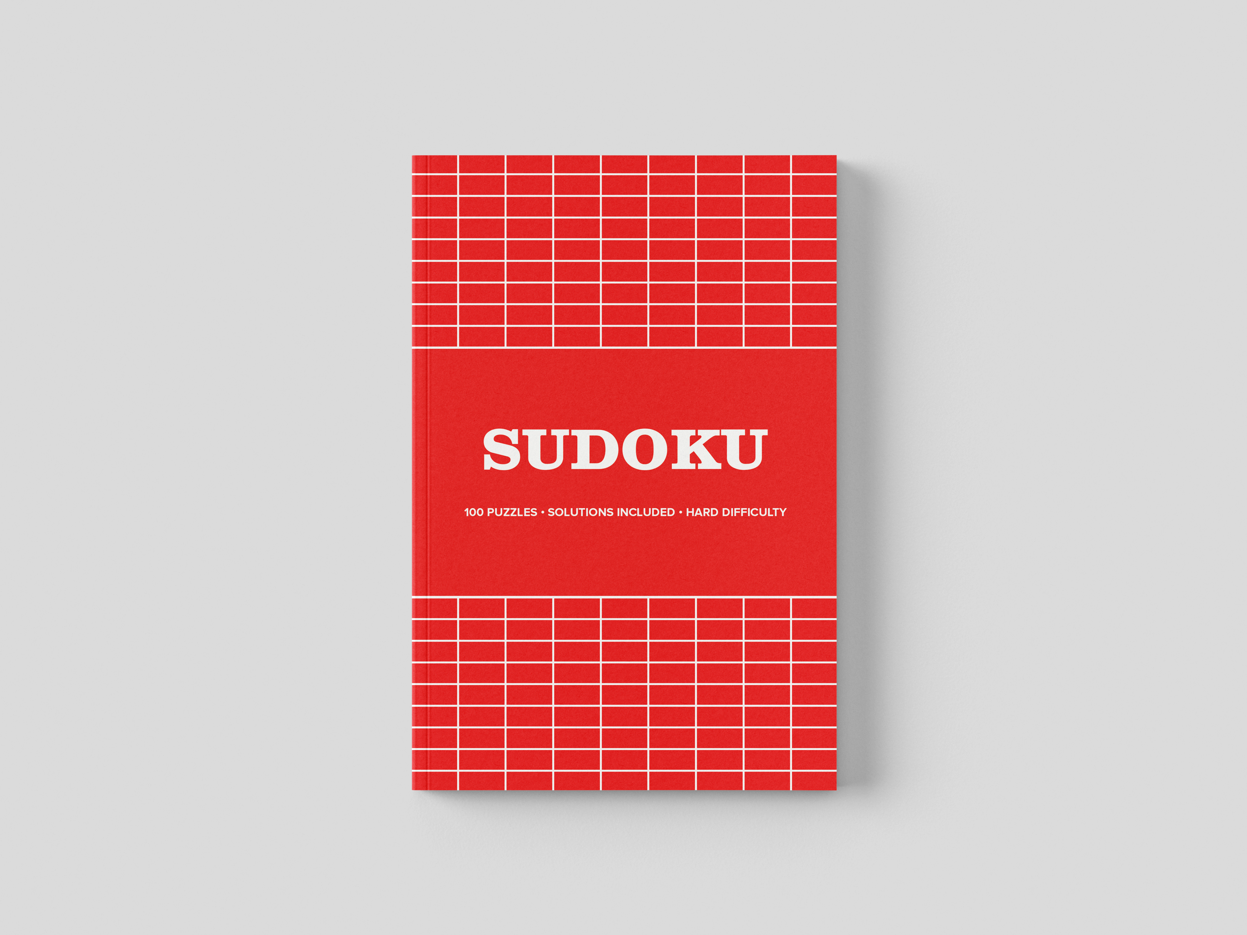 100 Hard Sudoku Puzzles Red Edition
