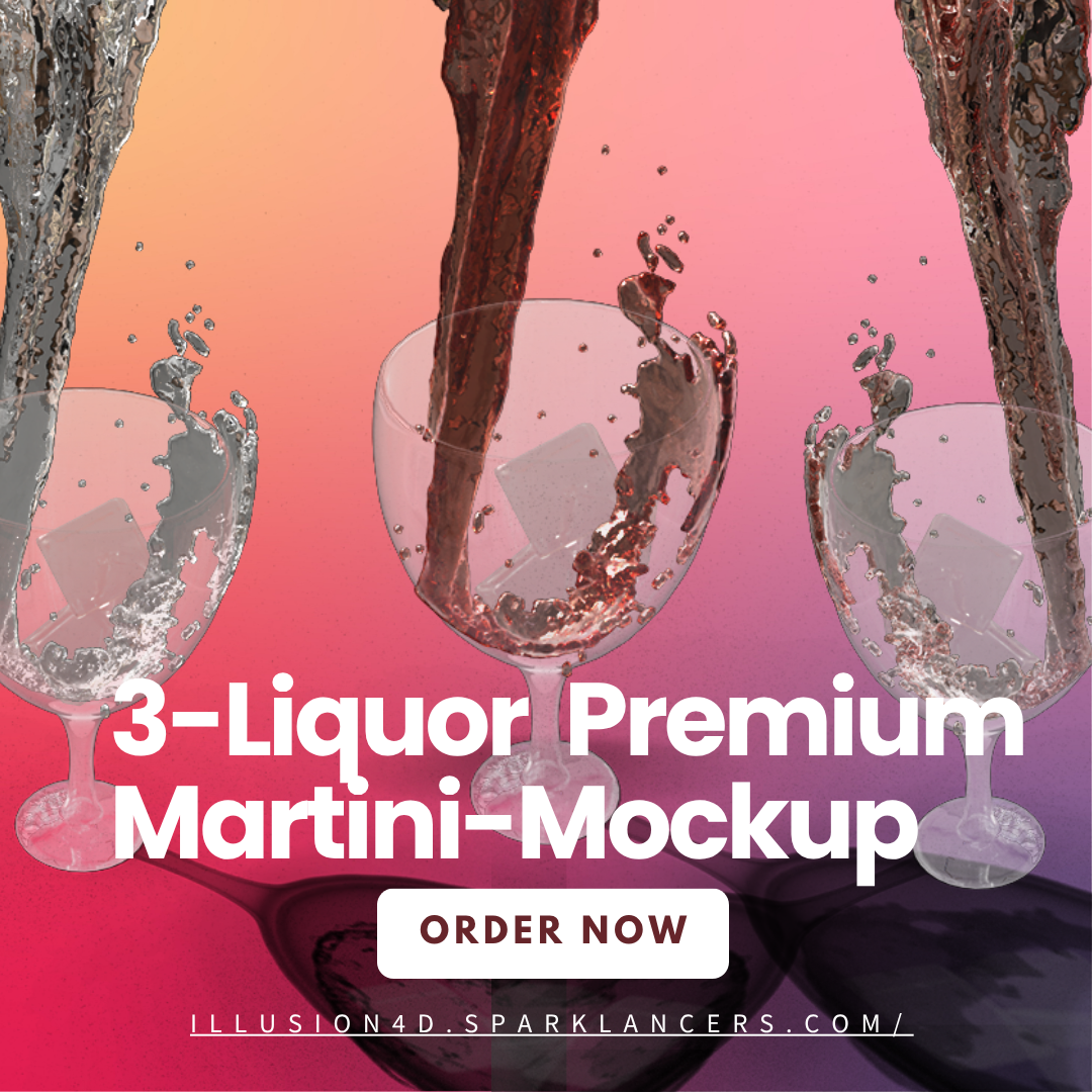 Premium Martini Mockup