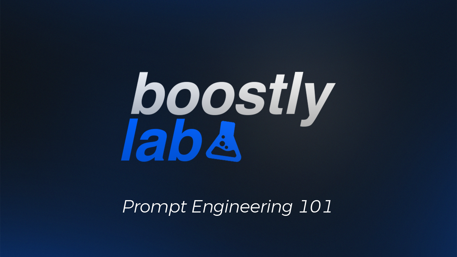 Prompt Engineering 101