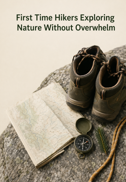 First time Hikers Exploring Nature without Overwhelm