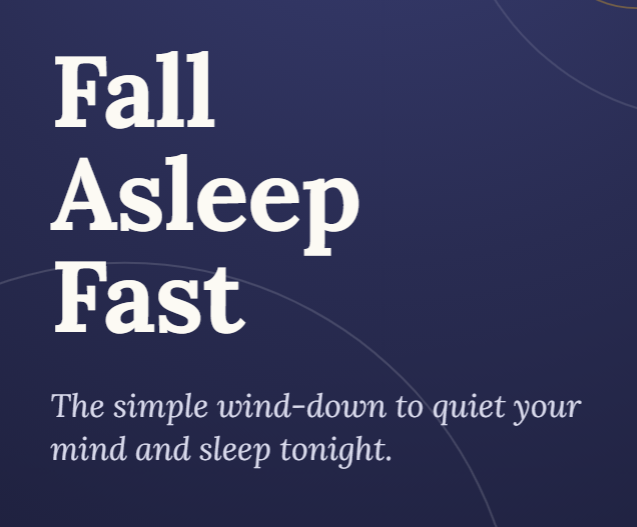 Fall Asleep Fast