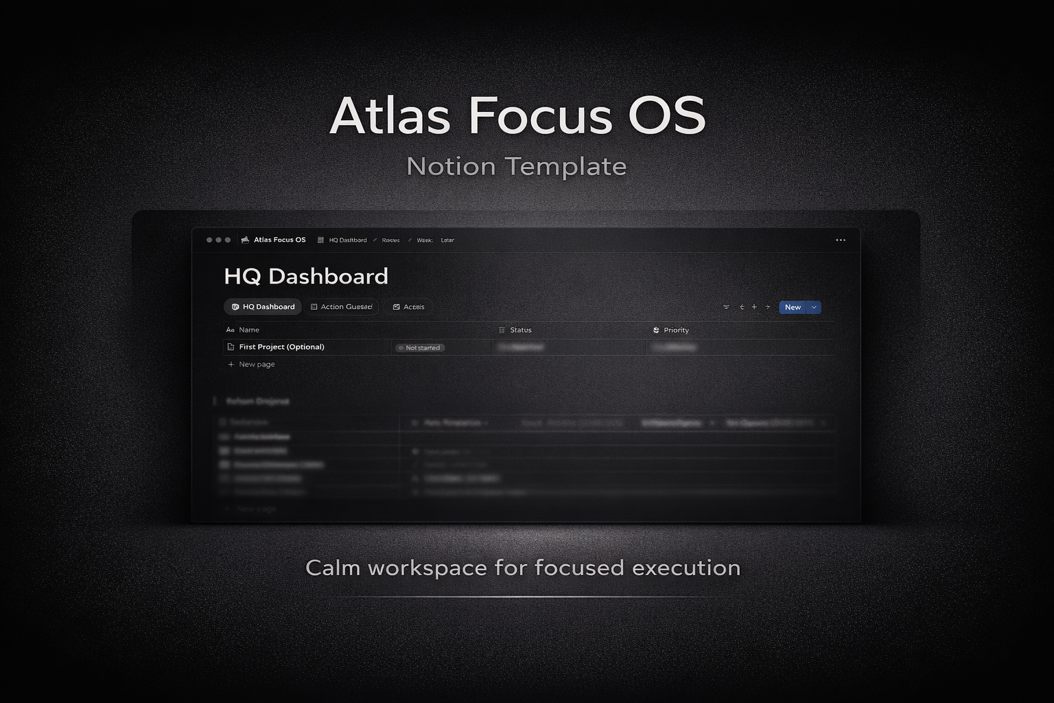 Atlas Focus OS – Basic Access