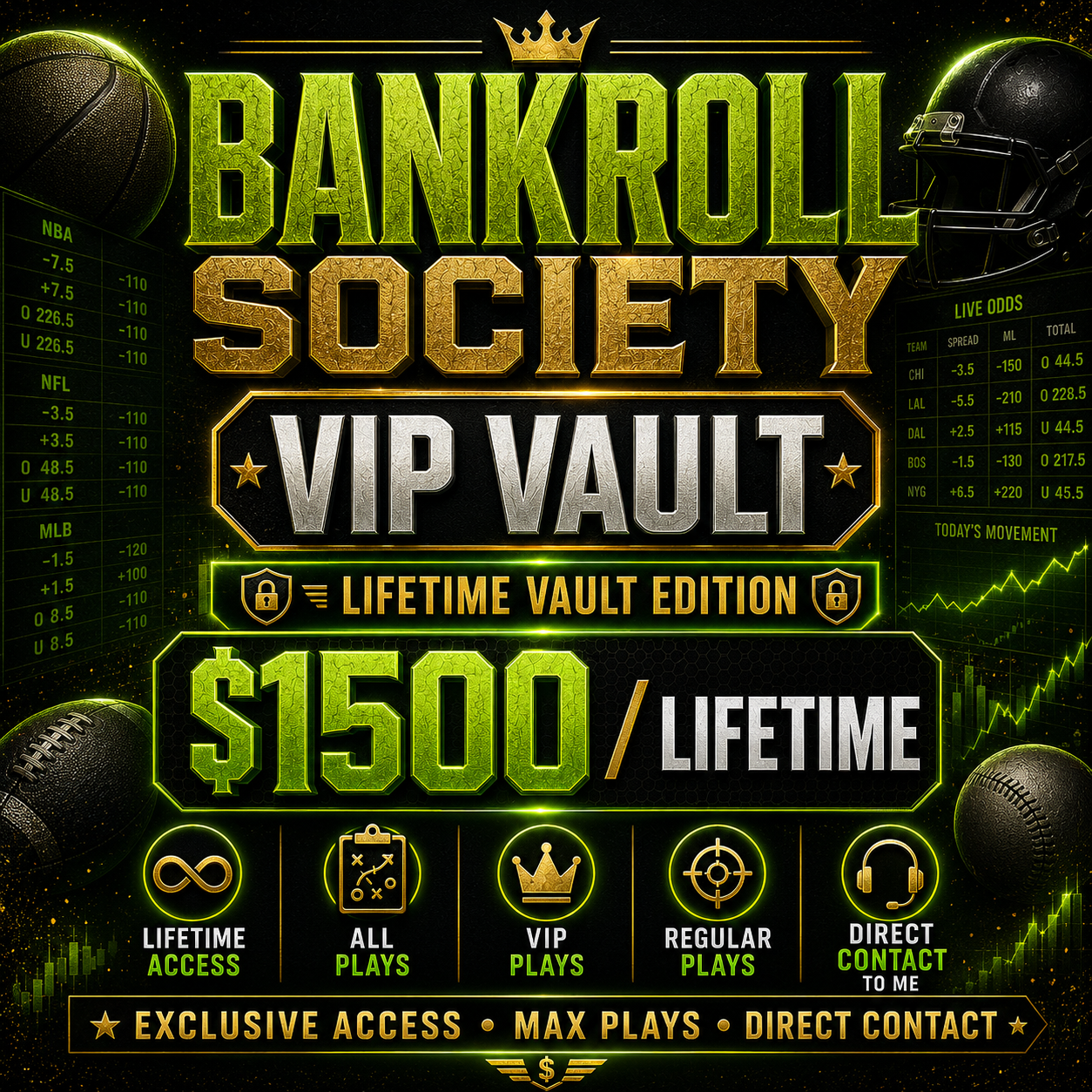 $1500/LIFETIME MAX VAULT EDITION 