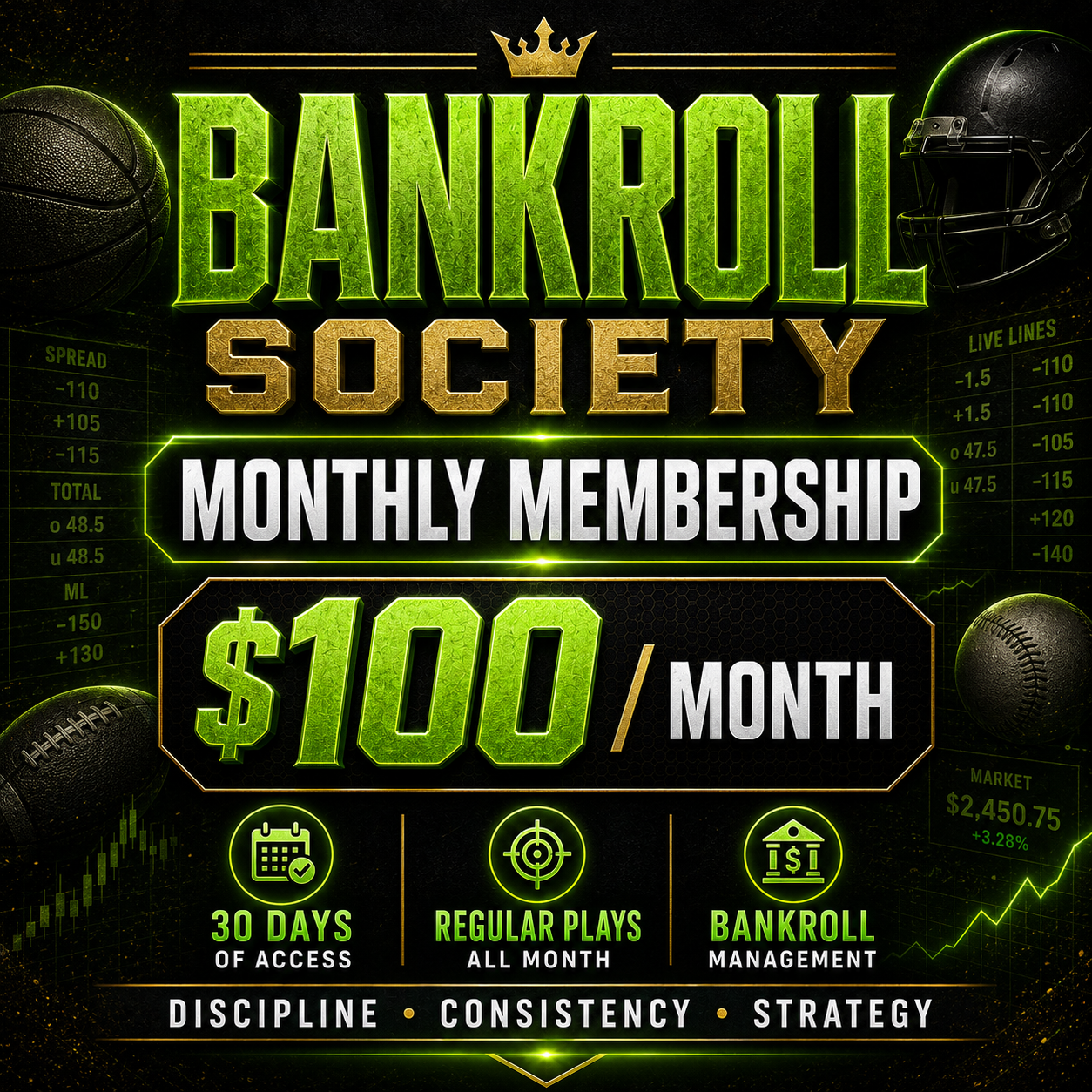 $100/MONTH 