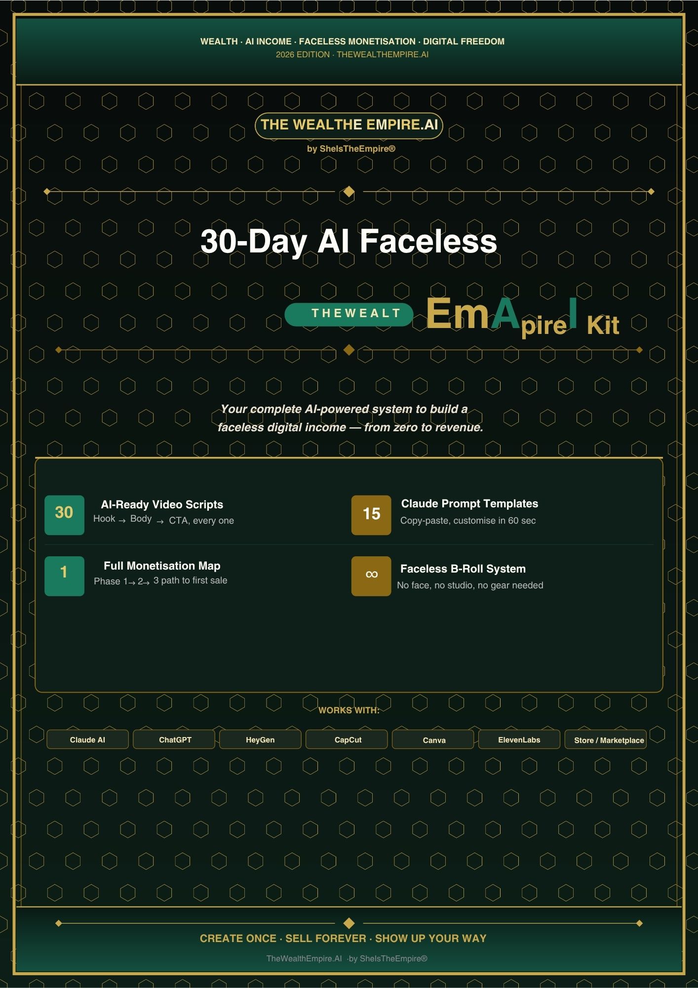30-Day Faceless Digital Empire Kit