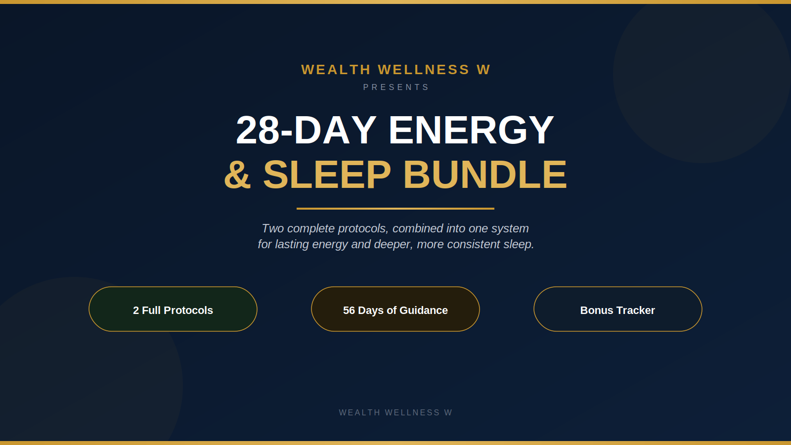 The 28-Day Energy & Sleep Transformation Bundle