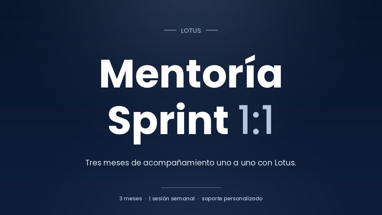 Mentoria 1-1 Sprint