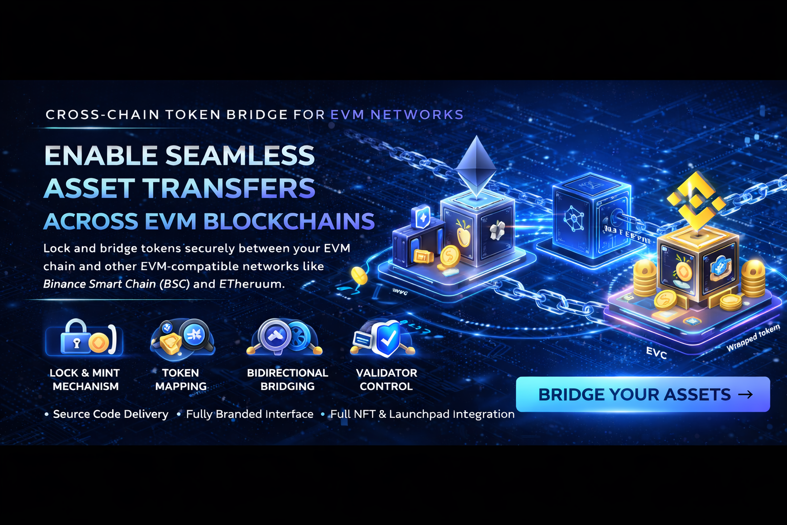Cross-Chain Token Bridge for EVM Networks