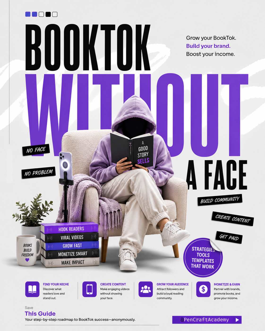 BookTok wihout a Face Playbook 