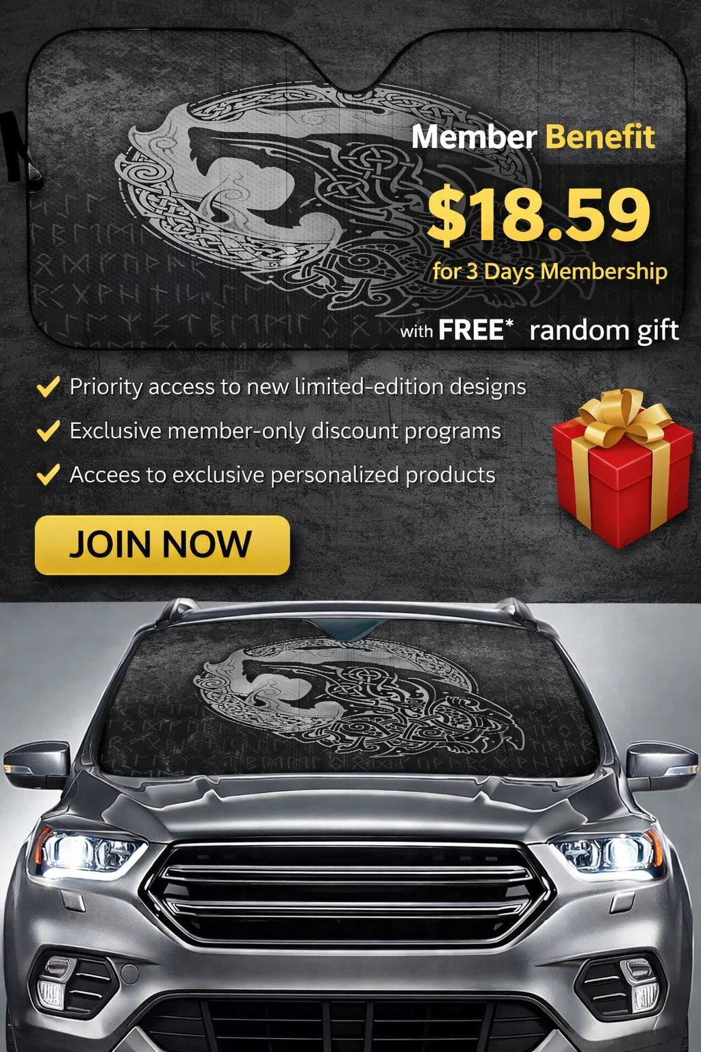Viking Sunshade 3 days Membership + Mysterious Gift