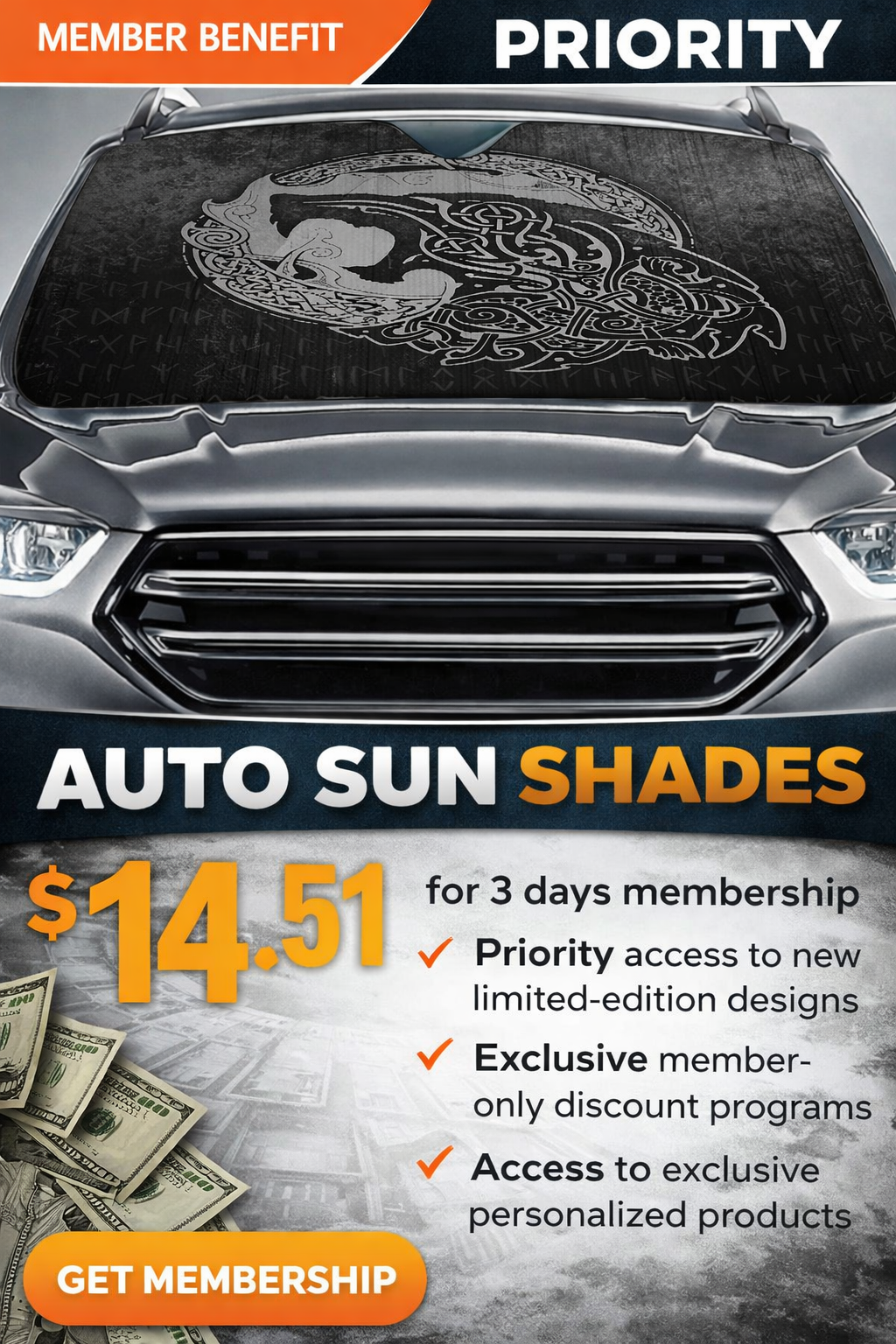 Viking Sunshade 3 days Membership