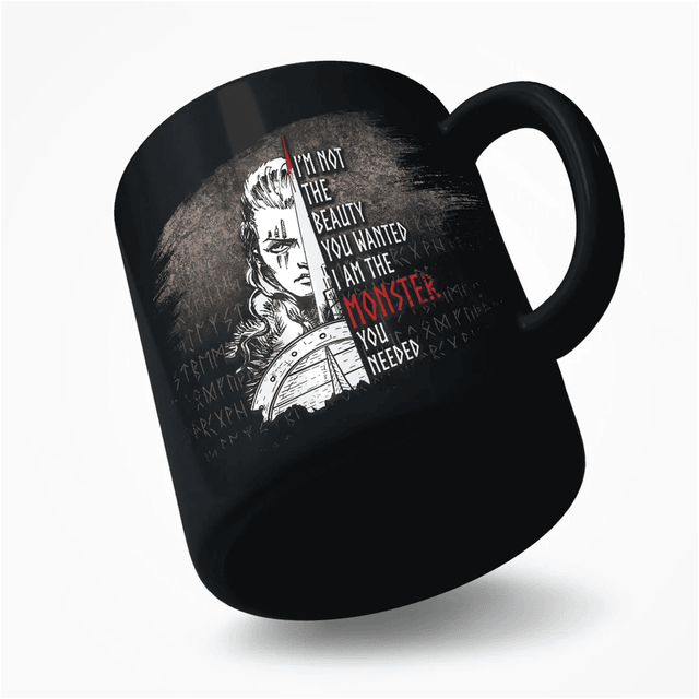  Viking Shield Maiden Valkyrie I Am The Monster You Needed Mug