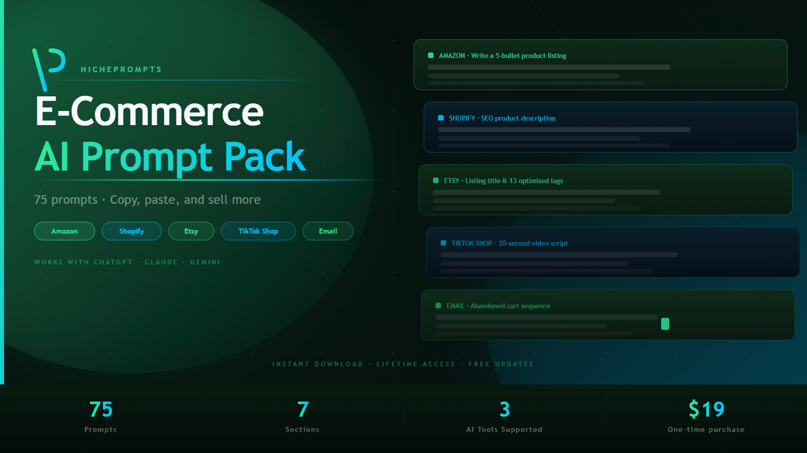 E-Commerce AI Prompt Pack 