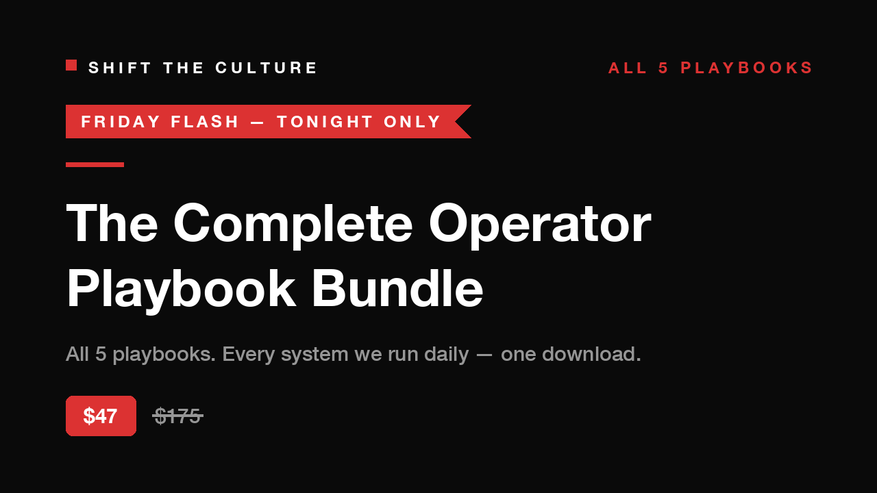 The Complete Operator Bundle
