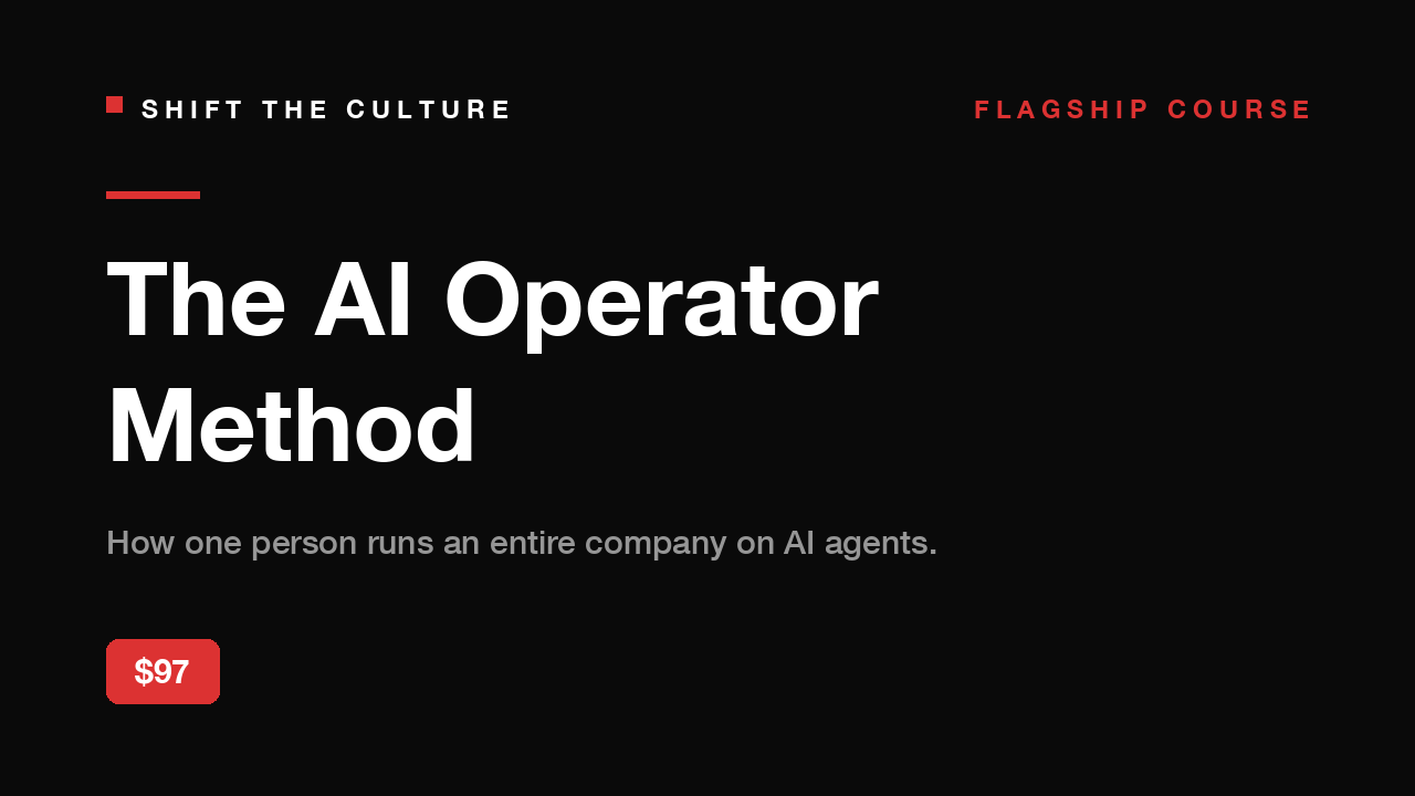 The AI Operator Method