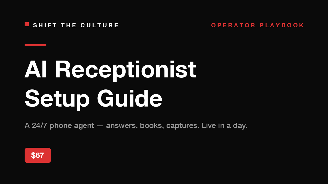 The AI Receptionist Guide