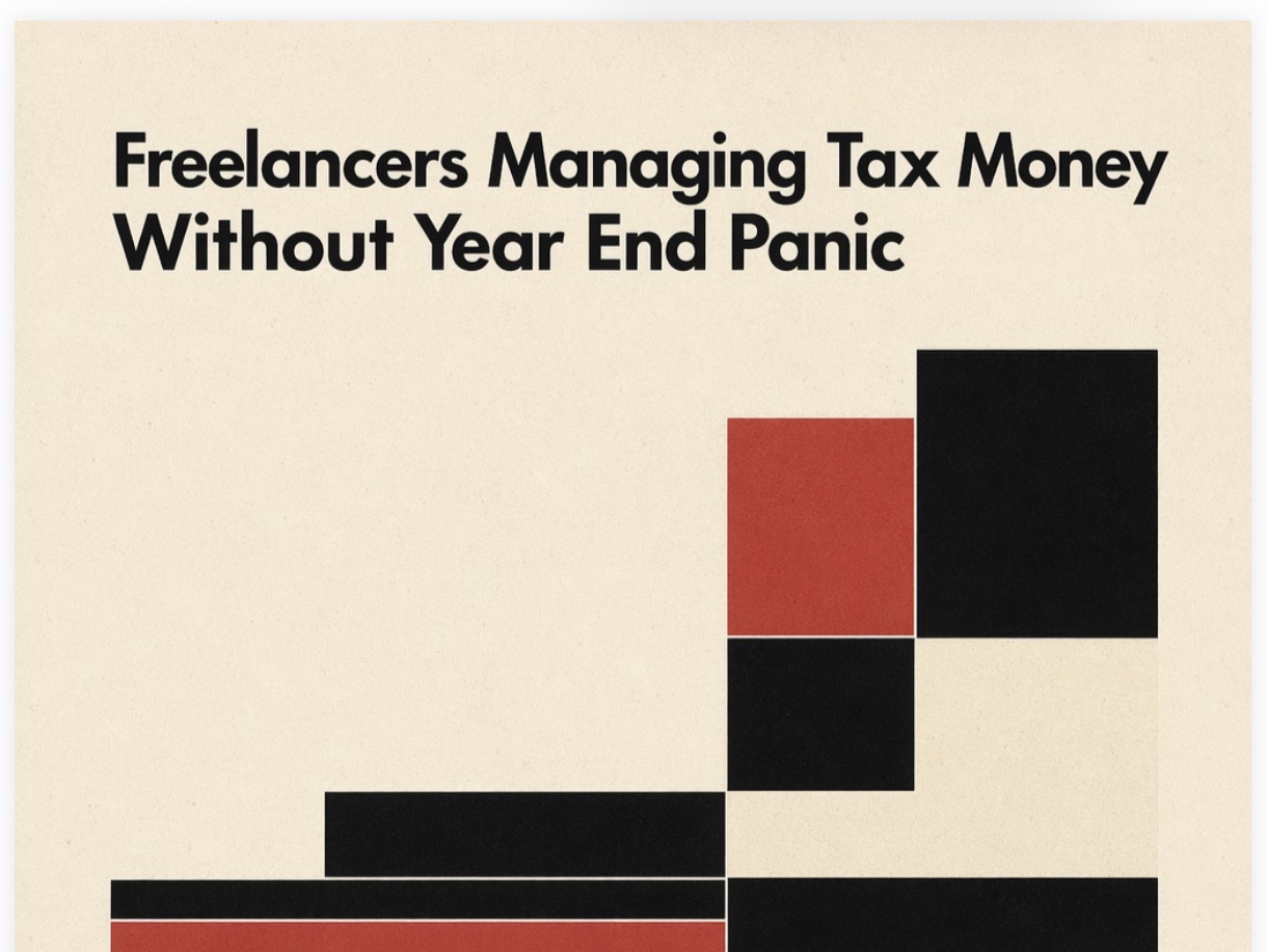 Freelancers Managing Tax Money Without Year End Panic