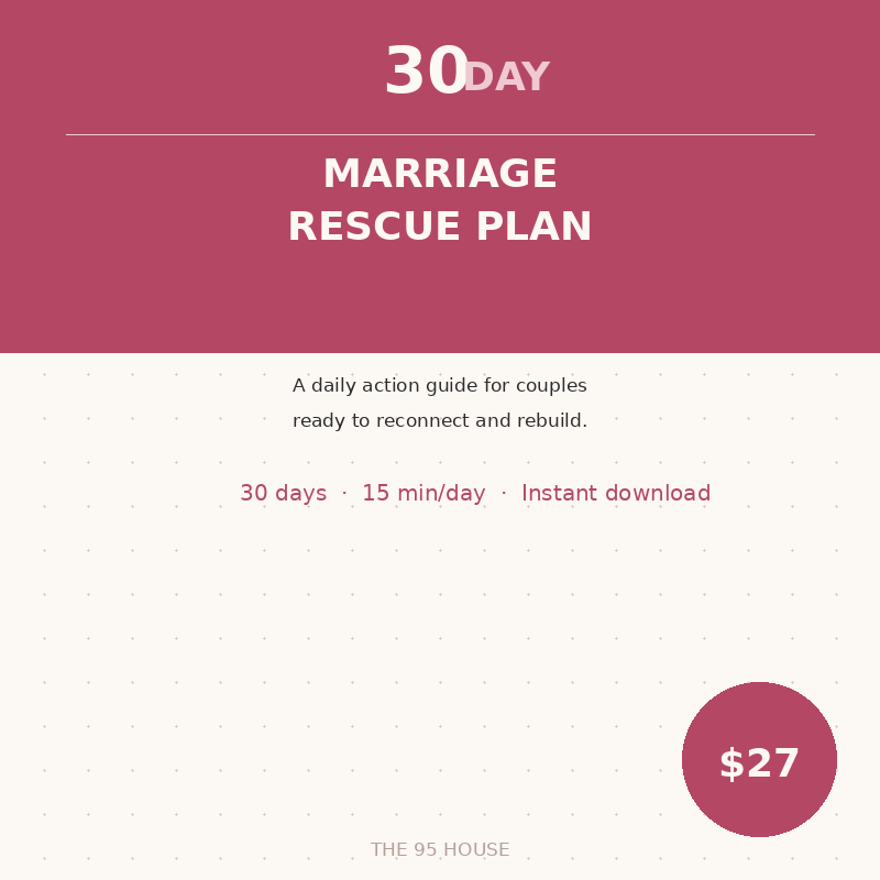 The 30-Day Marriage Rescue Plan