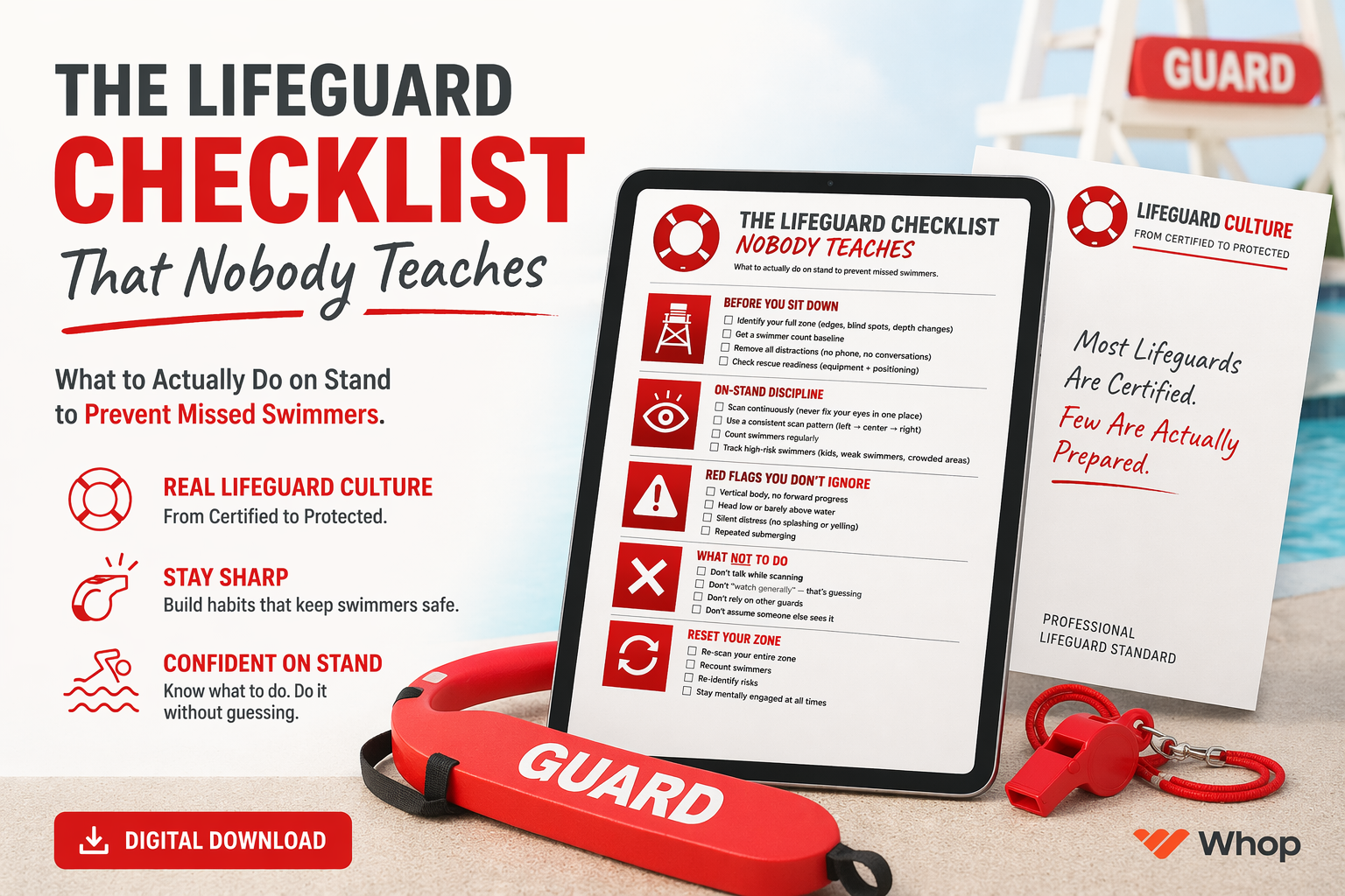 The Lifeguard Checklist Nobody Teaches