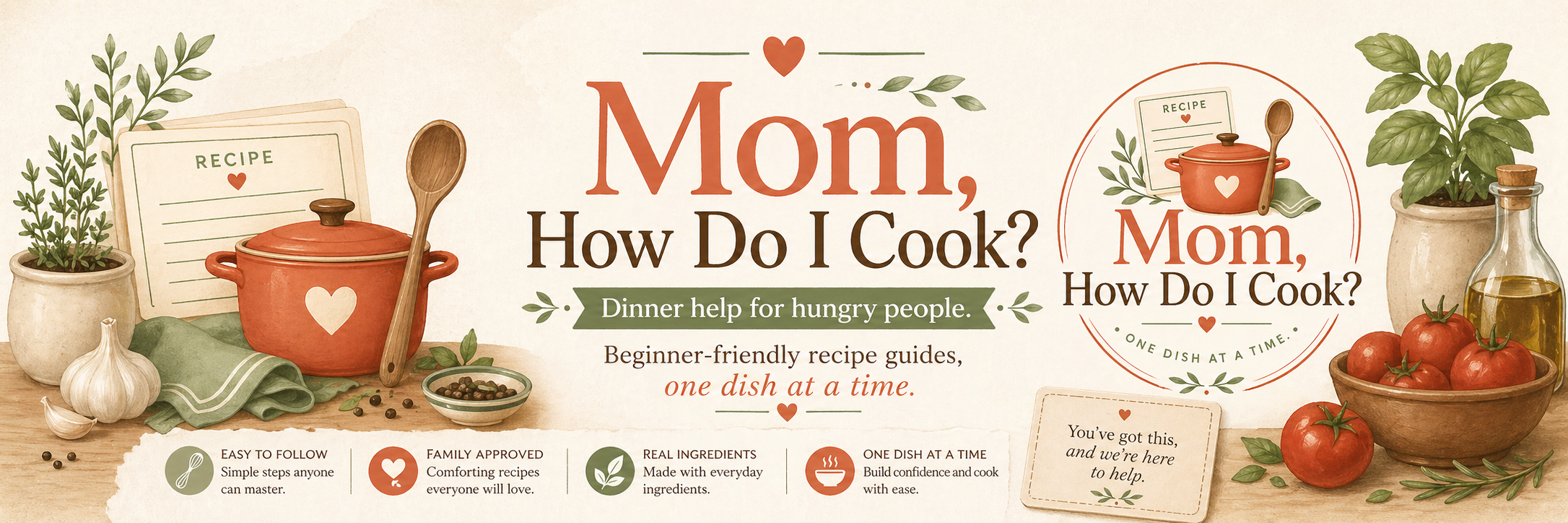 Mom, How Do I Cook? banner