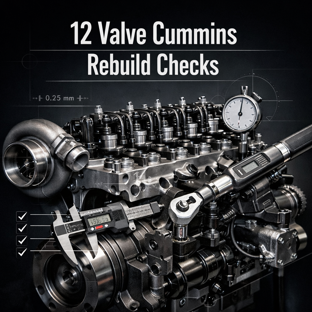 12 Valve Cummins Rebuild Checks