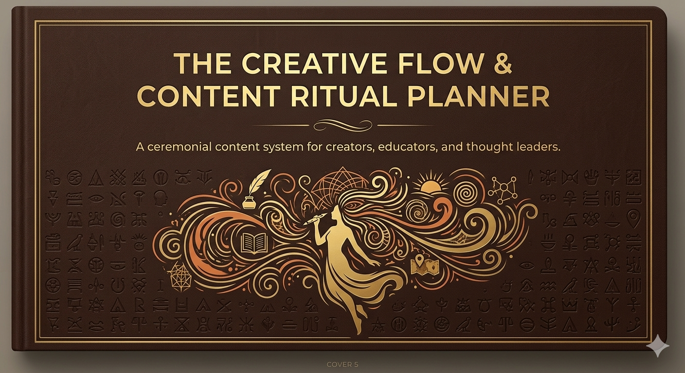 The Creative Flow & Content Ritual Planner