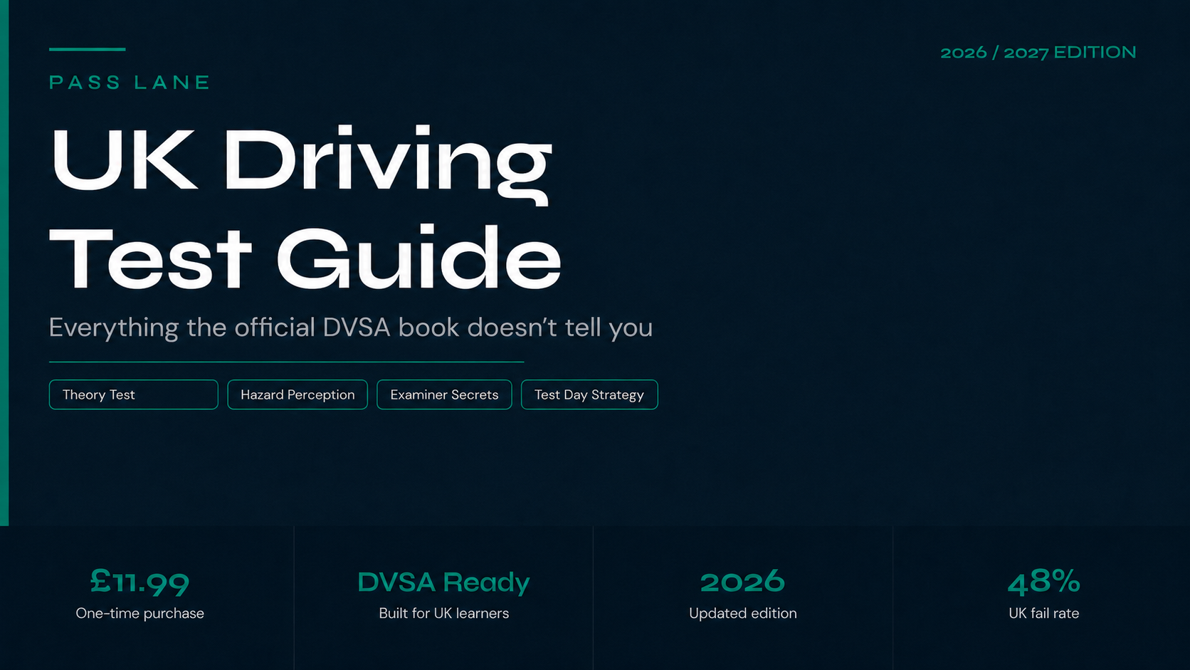 UK Driving Test Guide 2026/2027 — Pass First Time