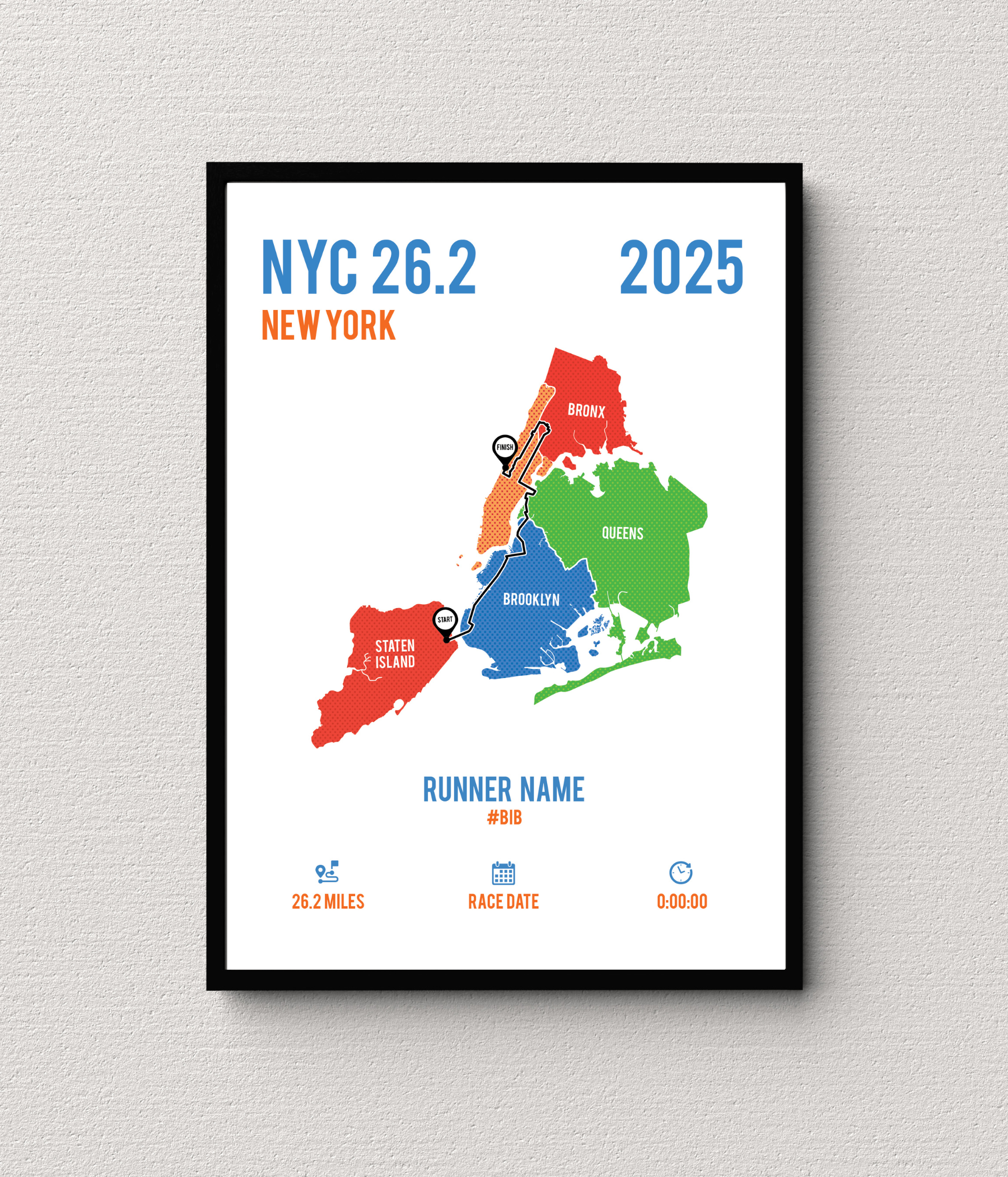 The Finisher’s Pass: Personalized Custom Race Map Prints for Every Finish Line