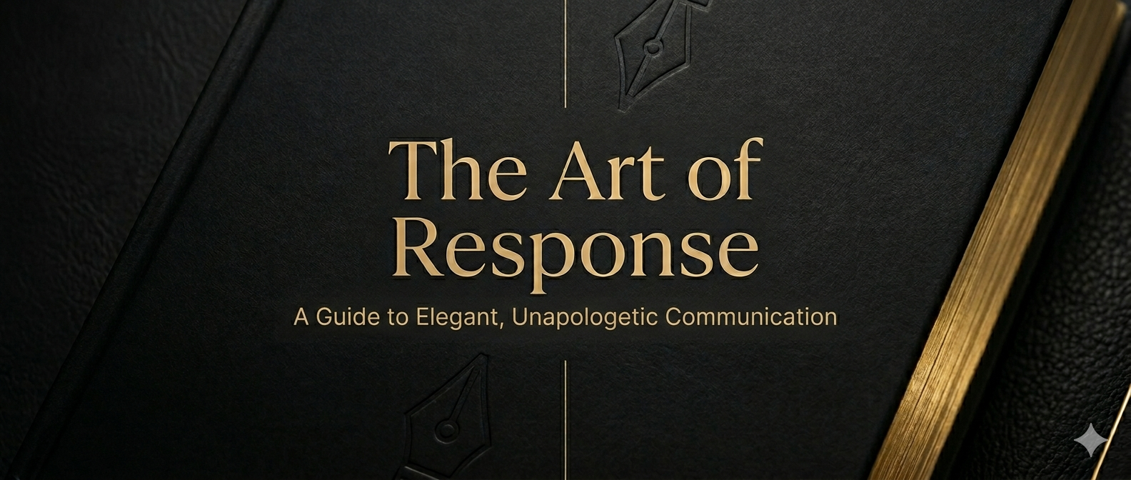 The Art of Response: A Guide to Elegant, Unapologetic Communication
