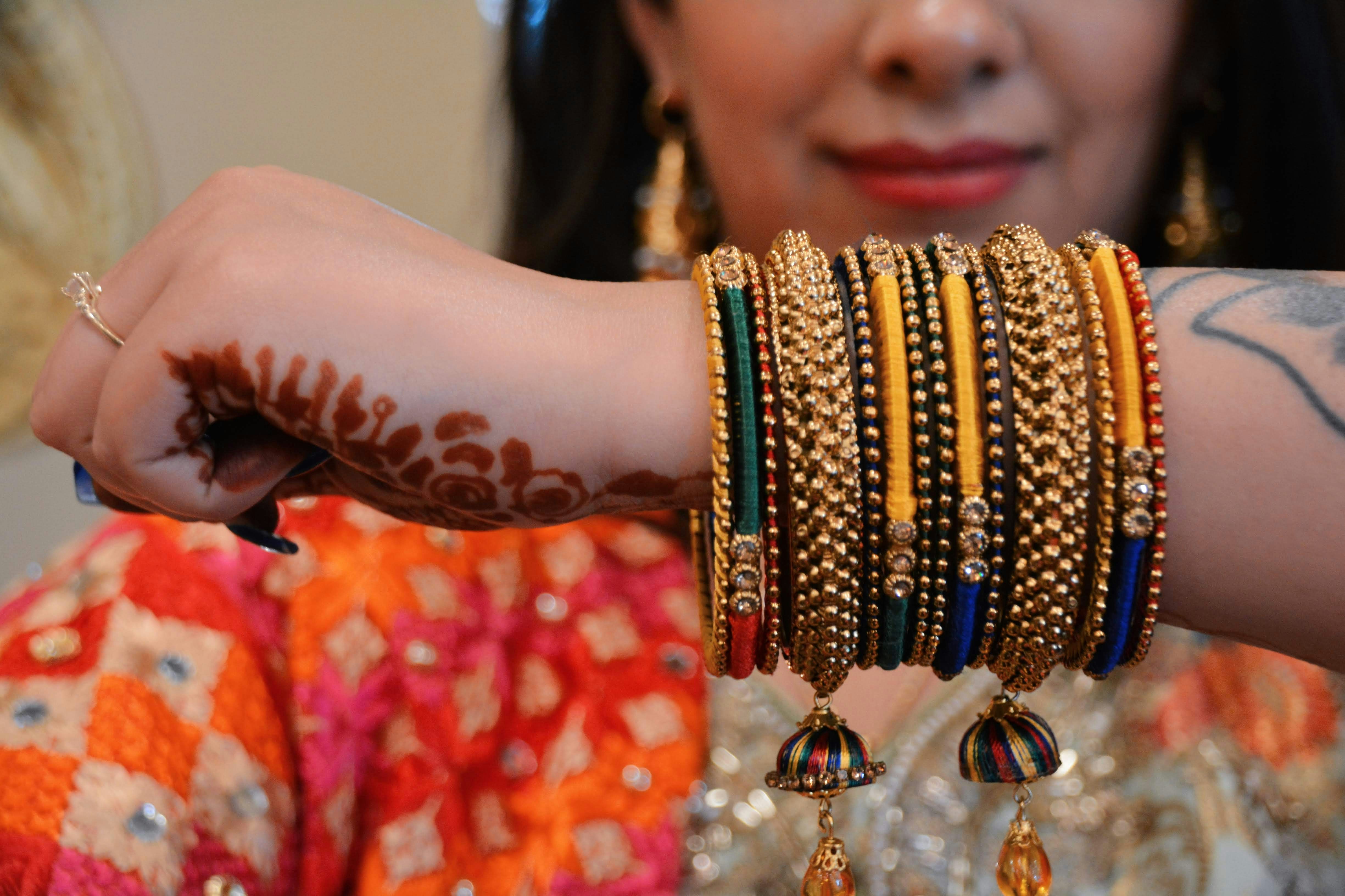 Bridal Kundan Bangles Set