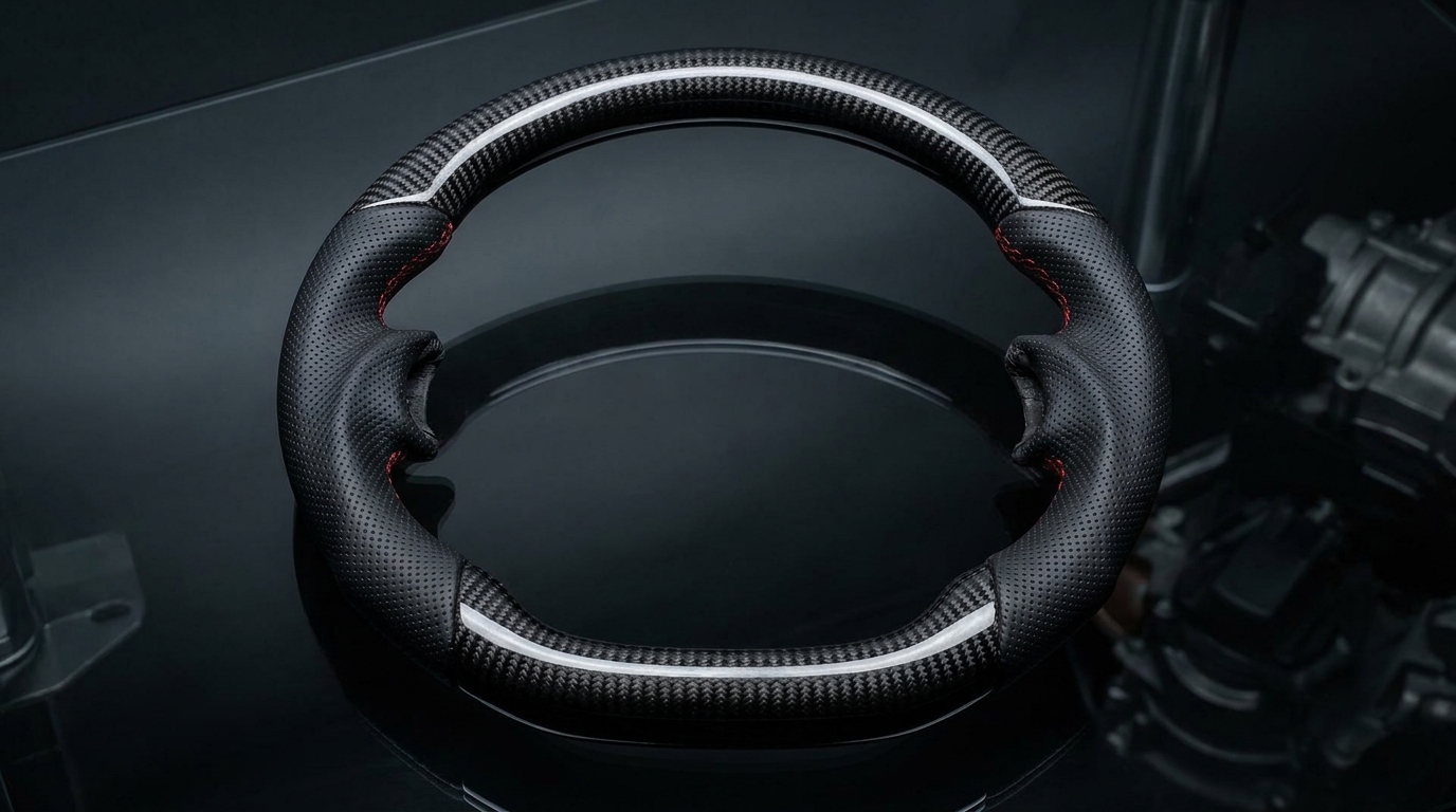 Carbon Fiber Steering Wheel Cover