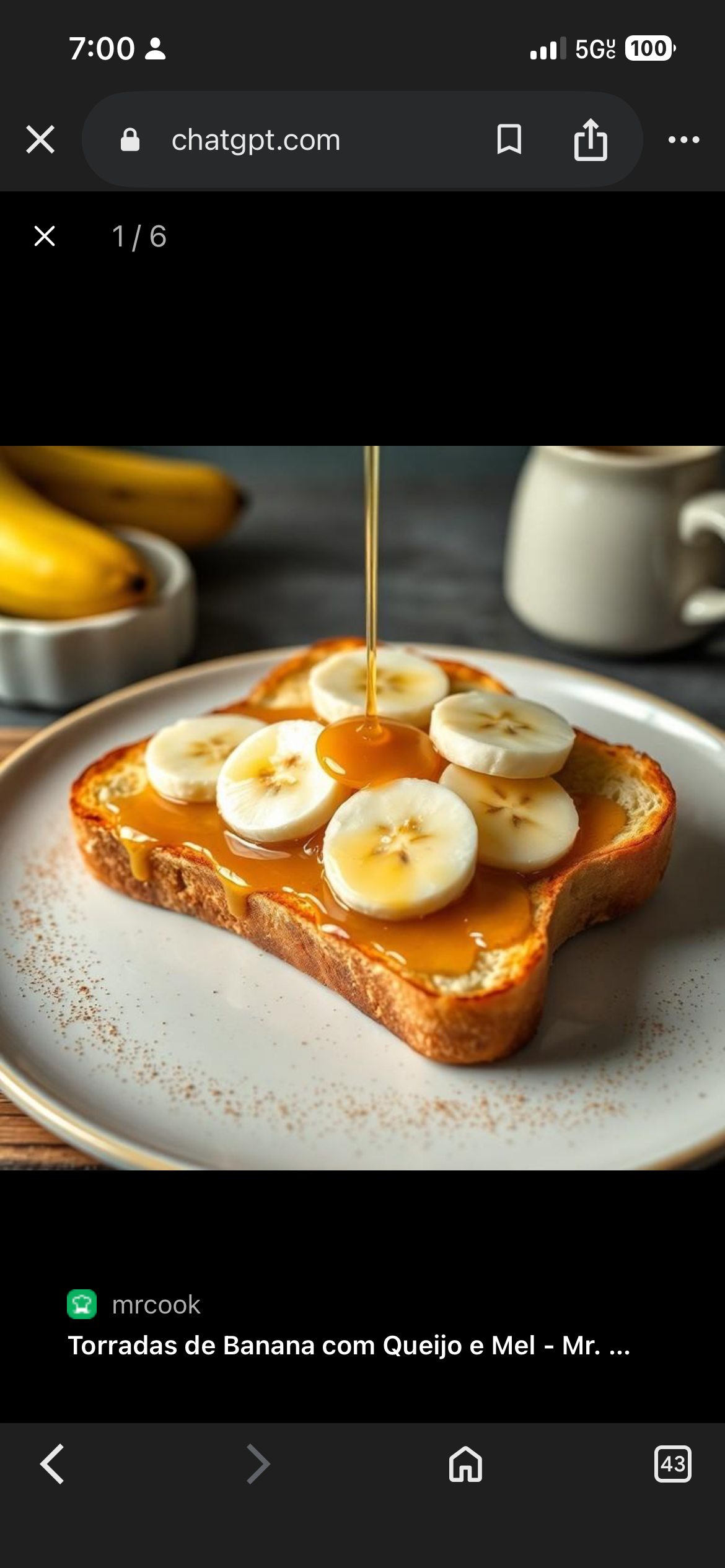 Banana toast